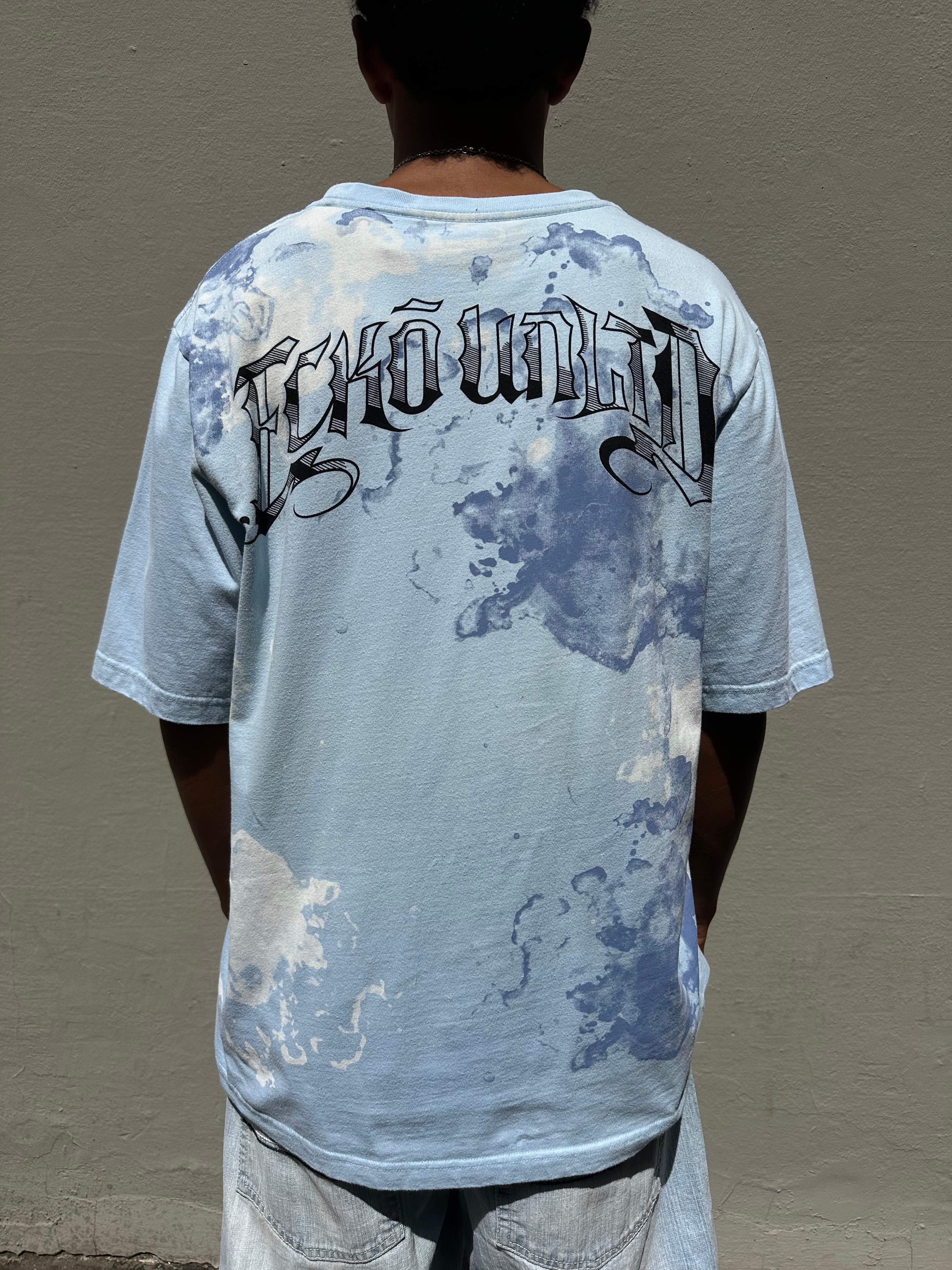 Vintage Baby Blue Graphic Tee L/XL