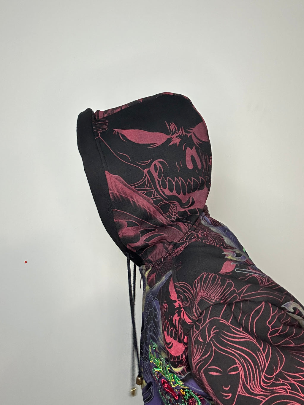 Vintage Ecko Unltd. Grafischer Zip Up Hoodie für Herren. Y2K Second Hand 2000s Fashion 