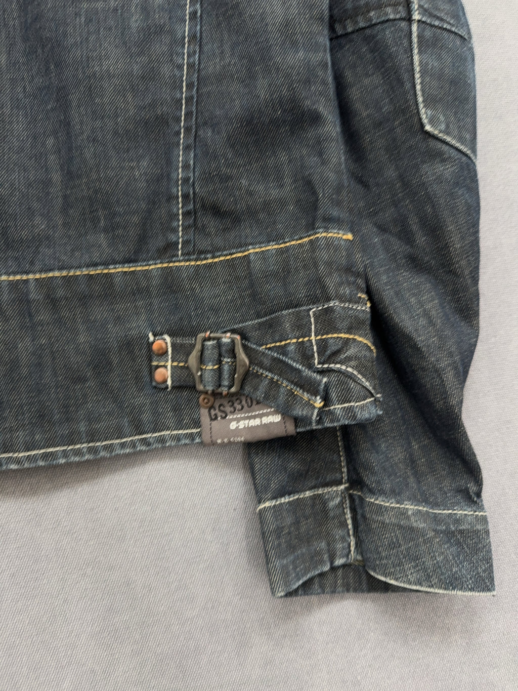 Vintage G-star Raw Denim Jacke für Herren. Y2K Second Hand 2000s Fashion