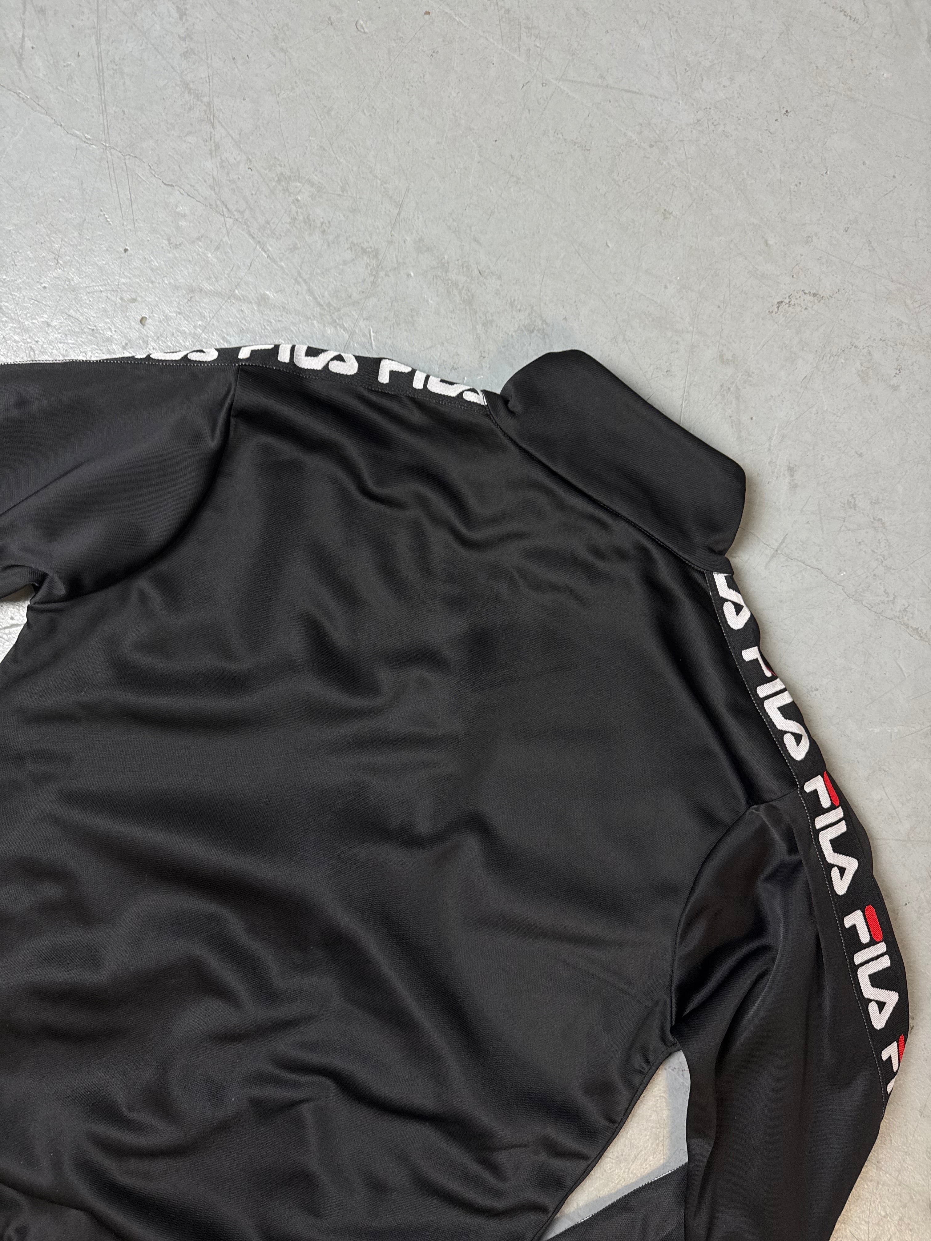 Vintage Fila Black Track Jacket XS