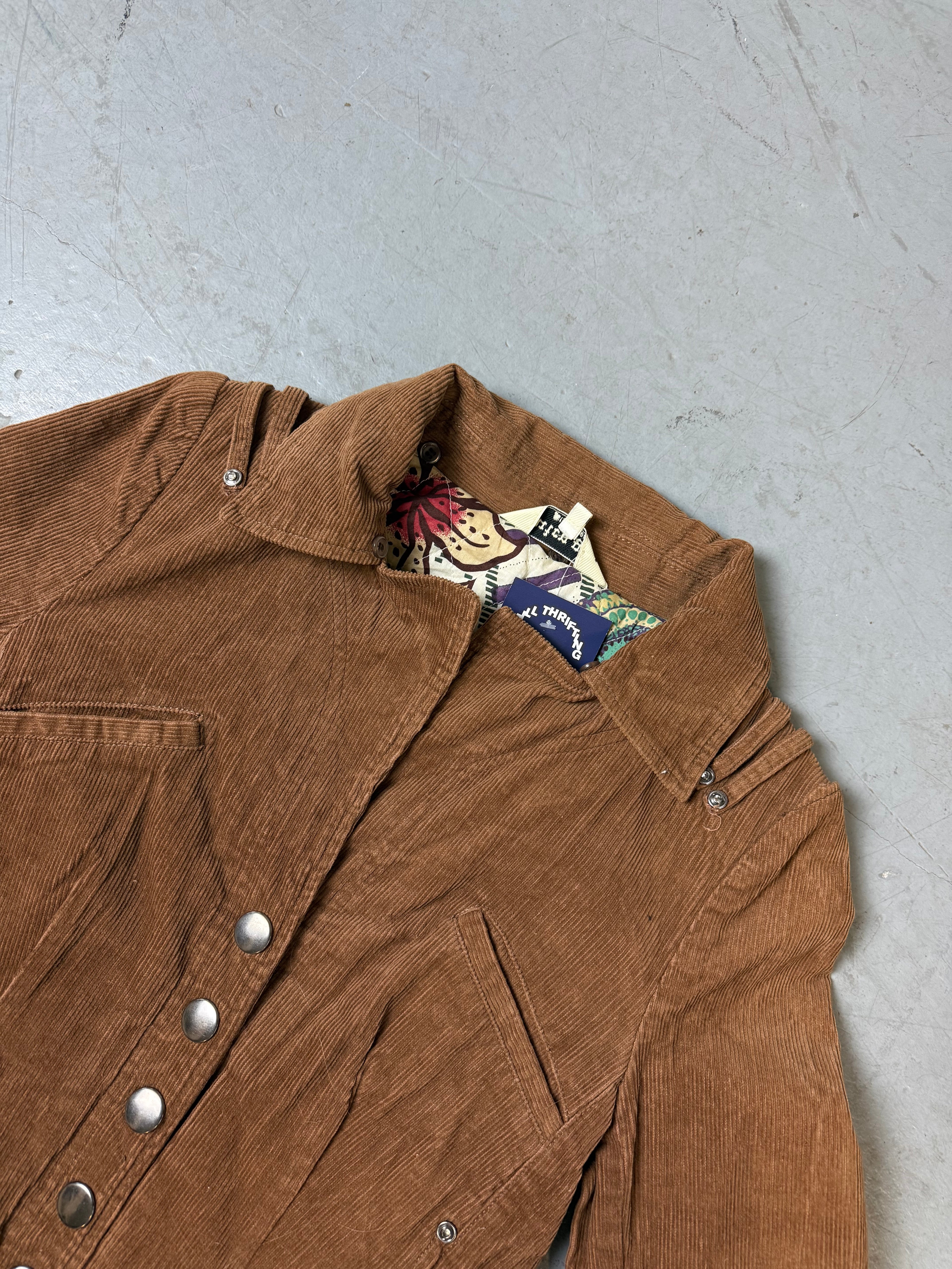 Eine vintage braune Cord Jacke von juicy Girl y2k 