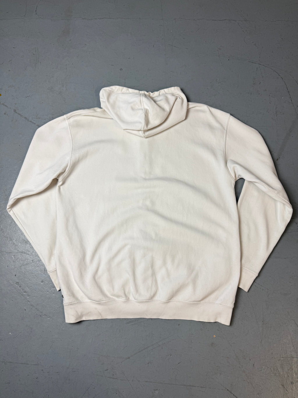 Produktbild von Vintage DC White Zip Up Hoodie XL von hinten