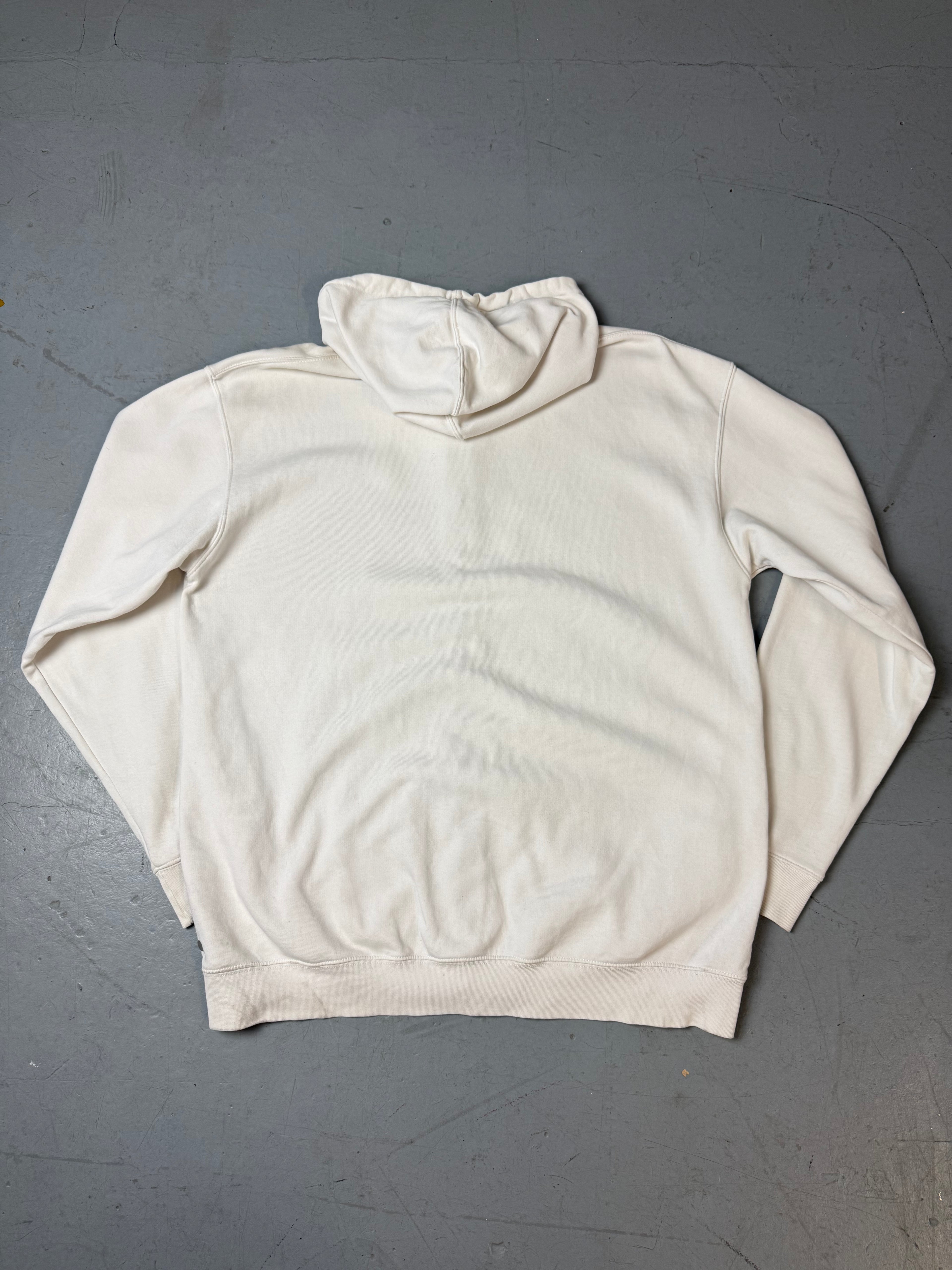 Produktbild von Vintage DC White Zip Up Hoodie XL von hinten