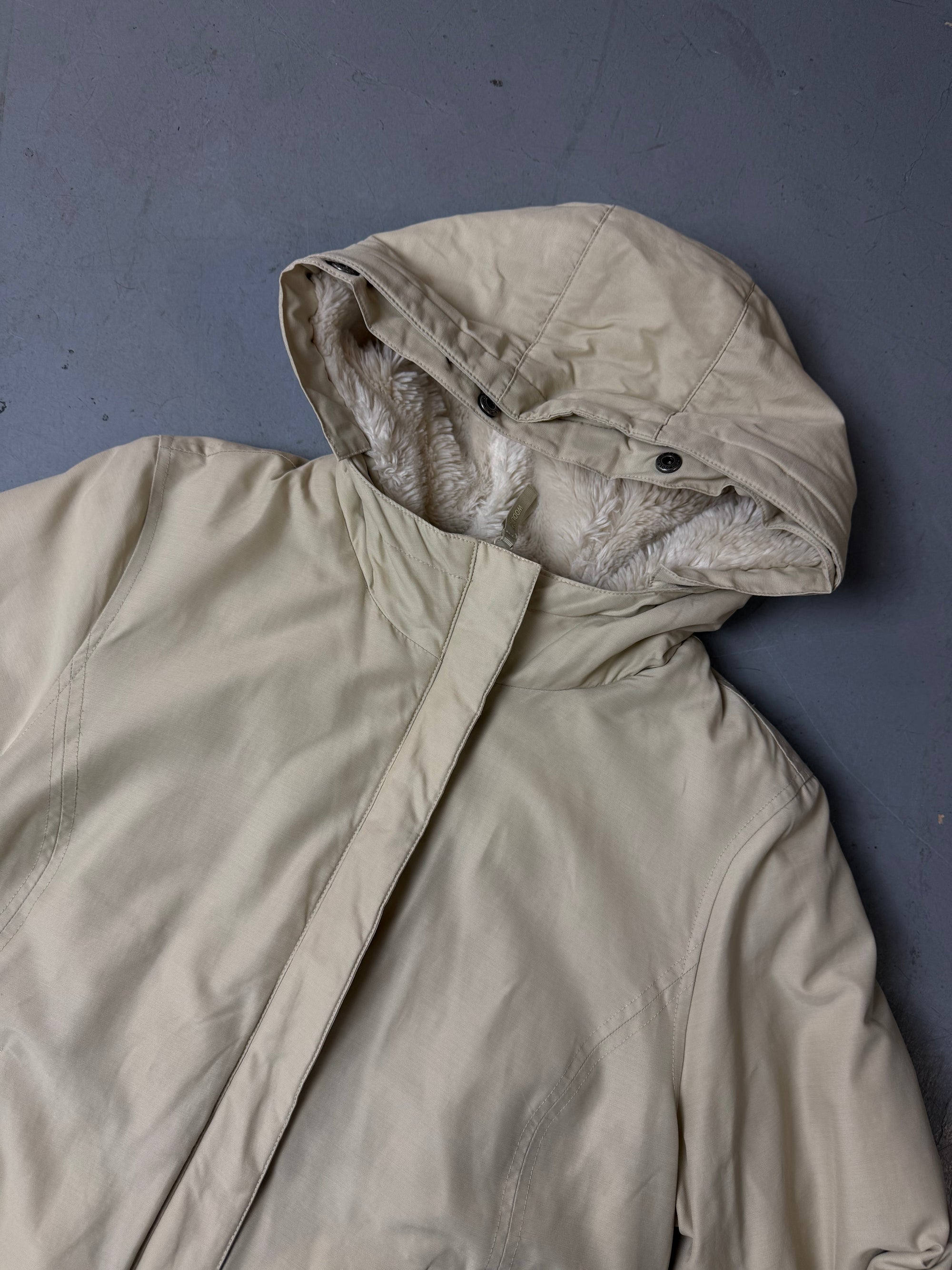 Vintage Woolrich Beige Winter Jacket L