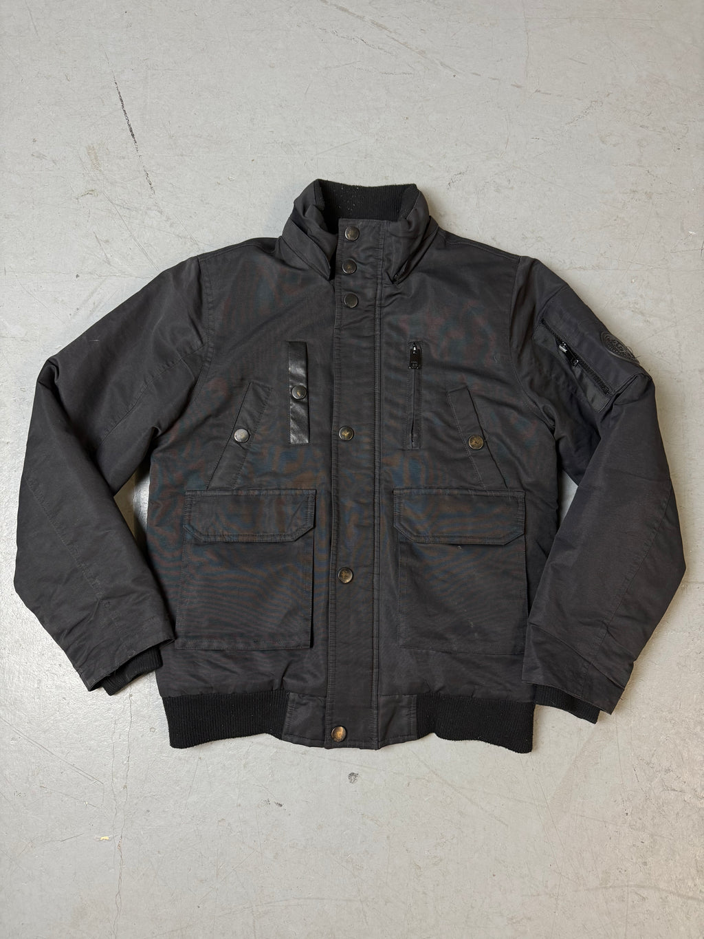 Vintage Diesel Black Puffer Jacket S/M