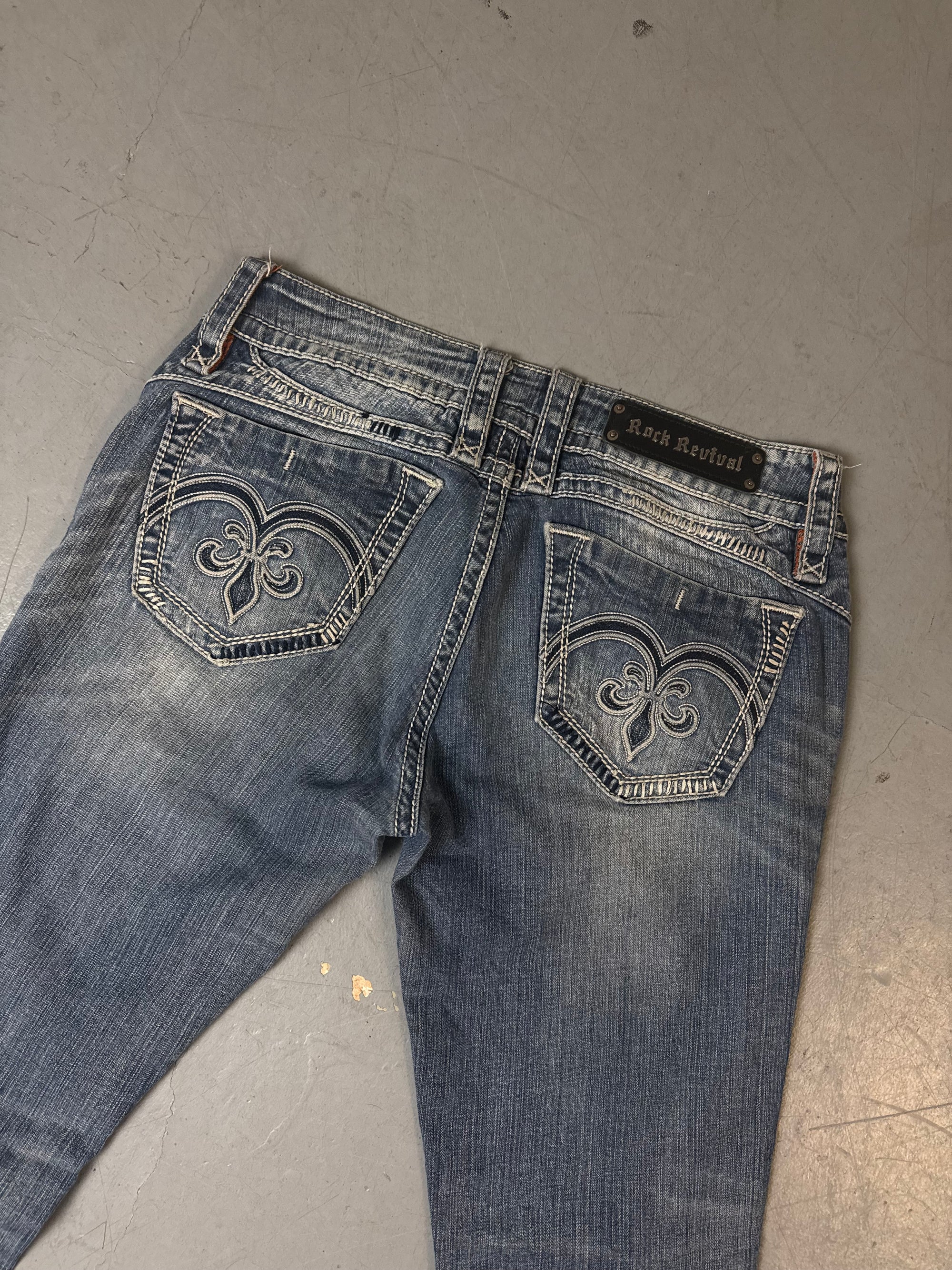 Vintage Rock Revival Y2K Bootcut Denim M