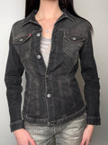 Vintage Miss Sixty Black Denim Jacket M