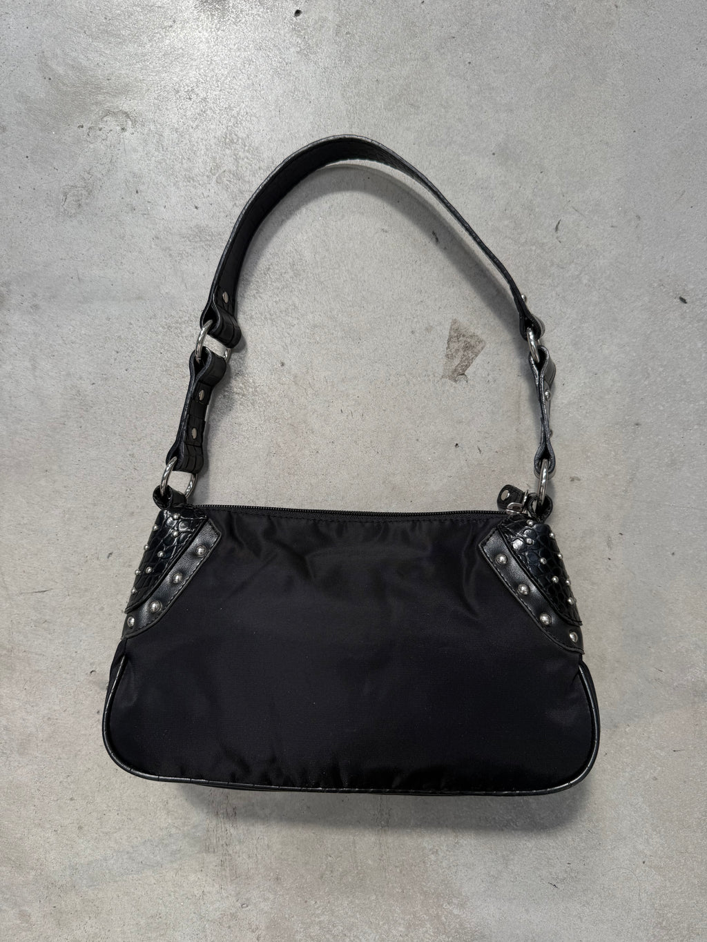 Vintage Roccobarocco Mini Bag with Silver Hardware