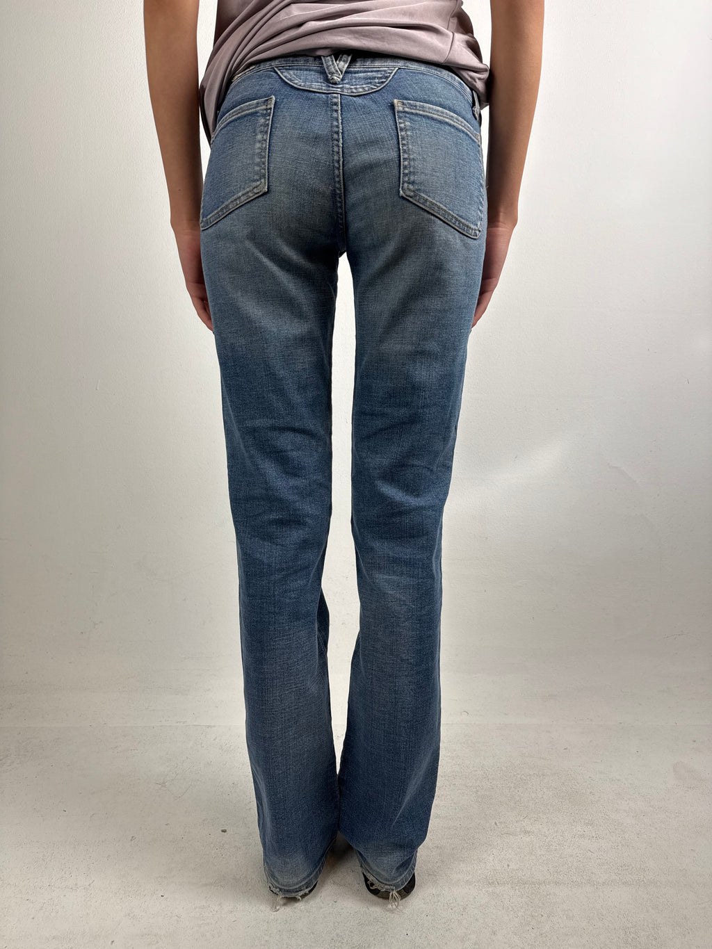 Vintage Take Two Low Waist Bootcut Jeans M
