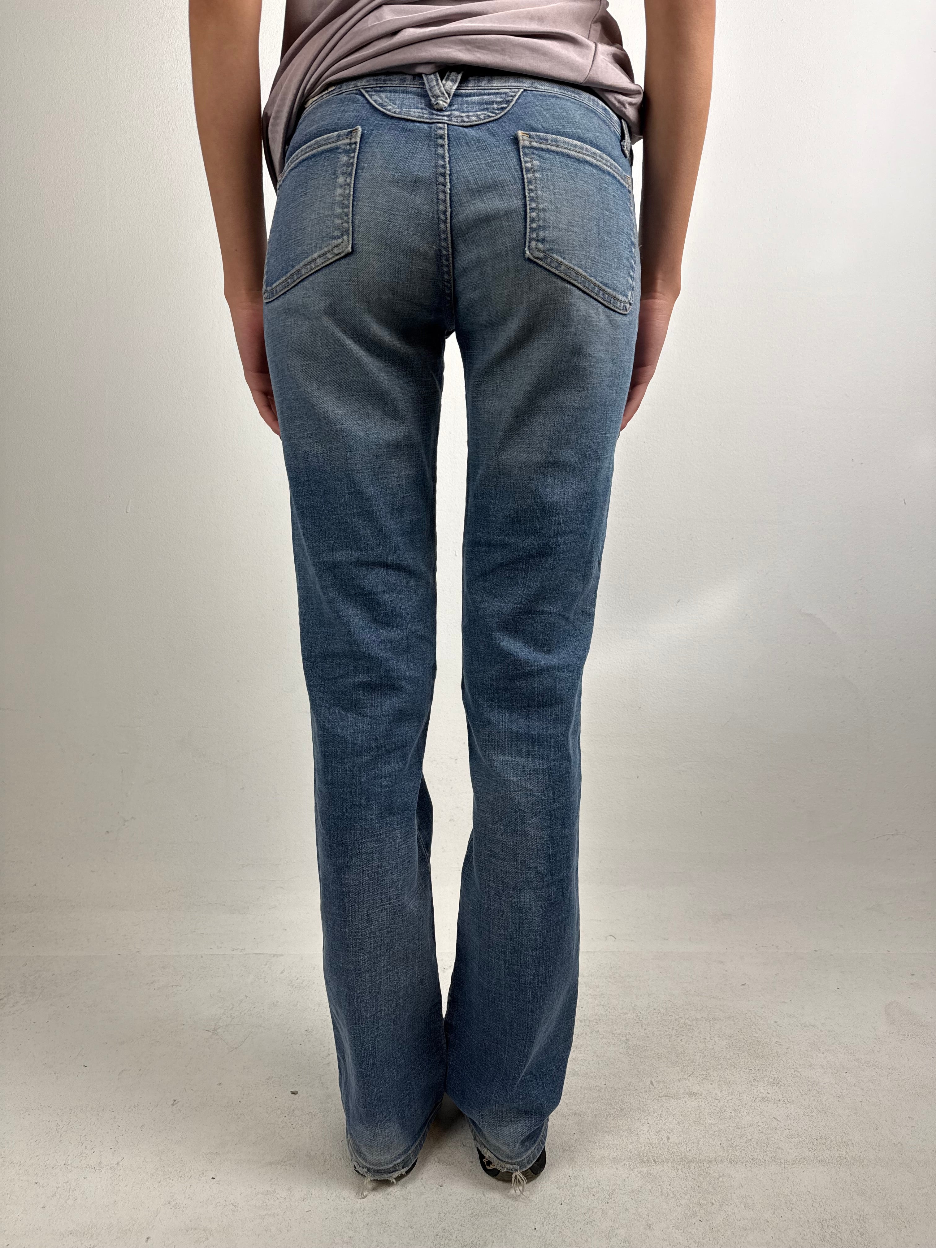 Vintage Take Two Low Waist Bootcut Jeans M