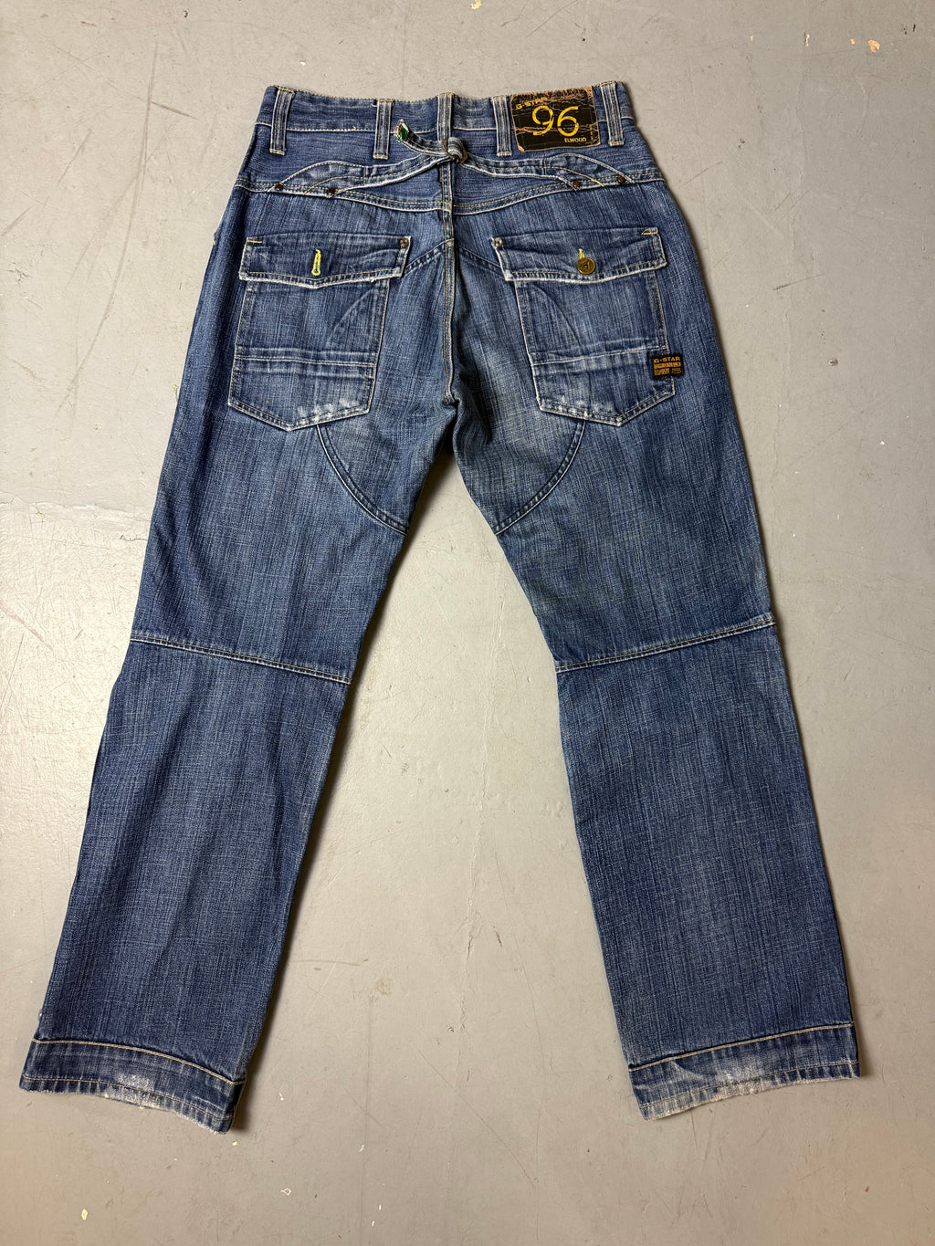 Vintage G-Star Raw Dark Blue Baggy Jeans M