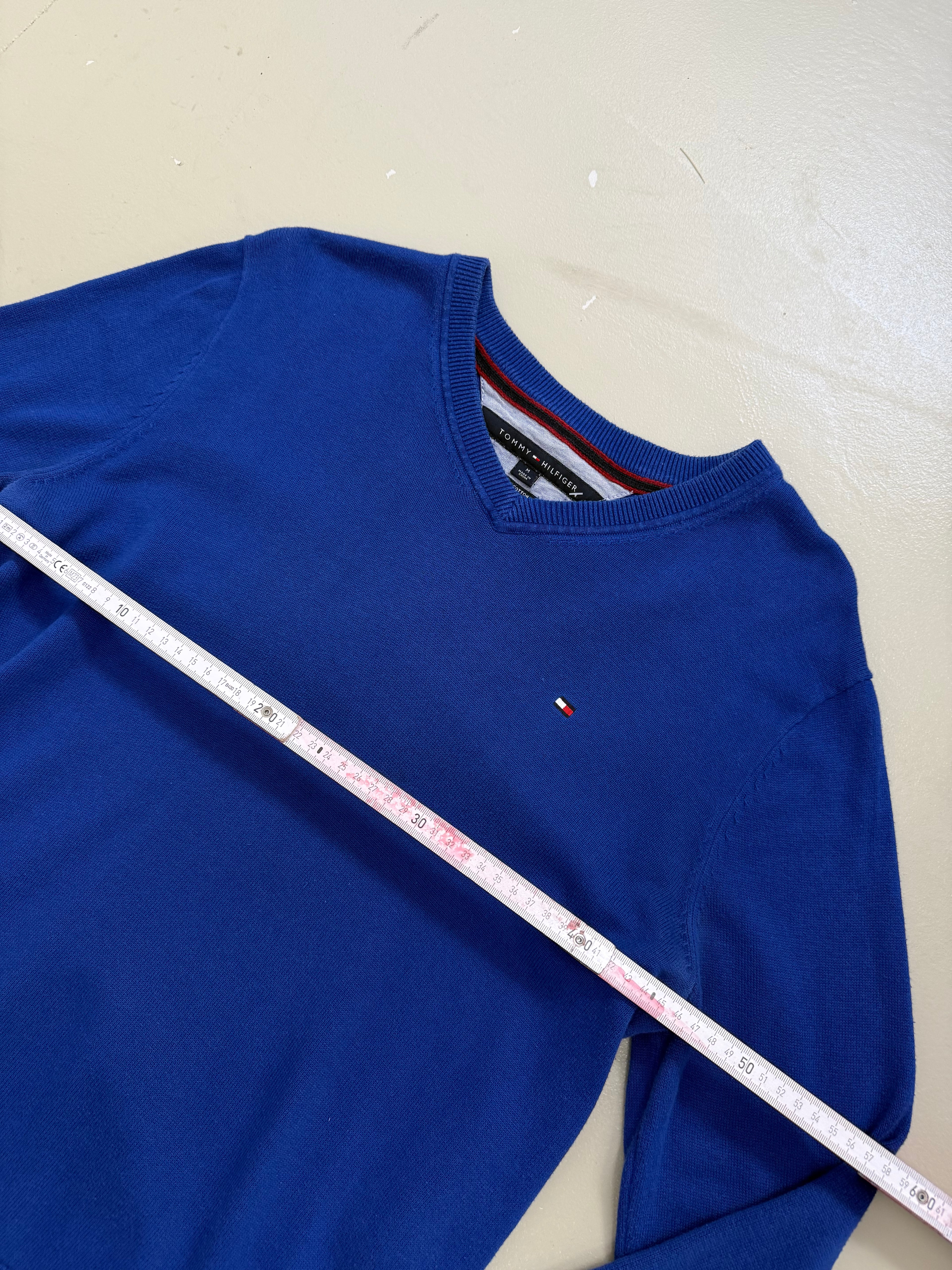 Vintage Tommy Hilfiger Blue Knit Sweater M