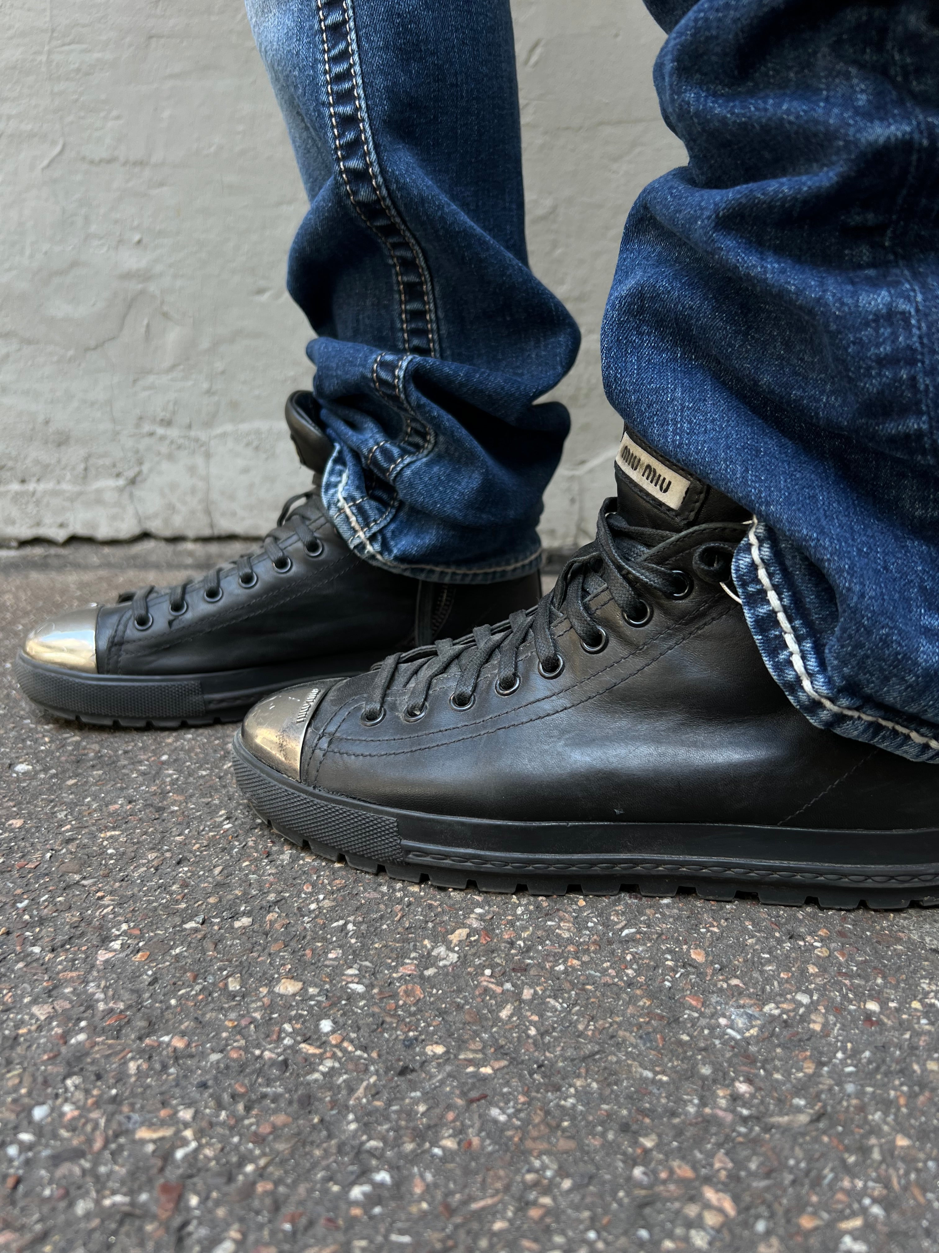 Vintage Miu Miu Black Sneaker 39