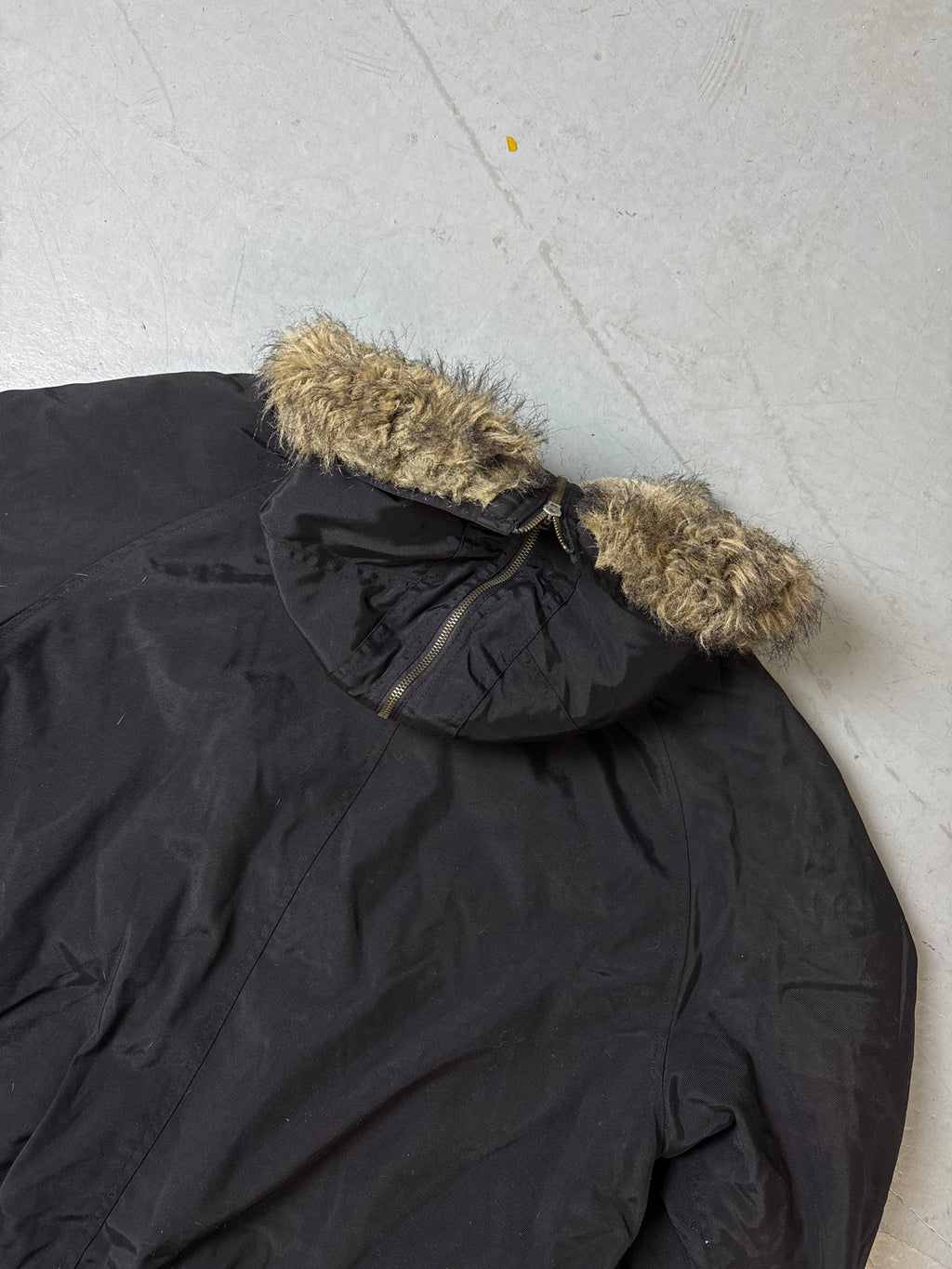 Vintage X-Cape Black Winter Jacket L