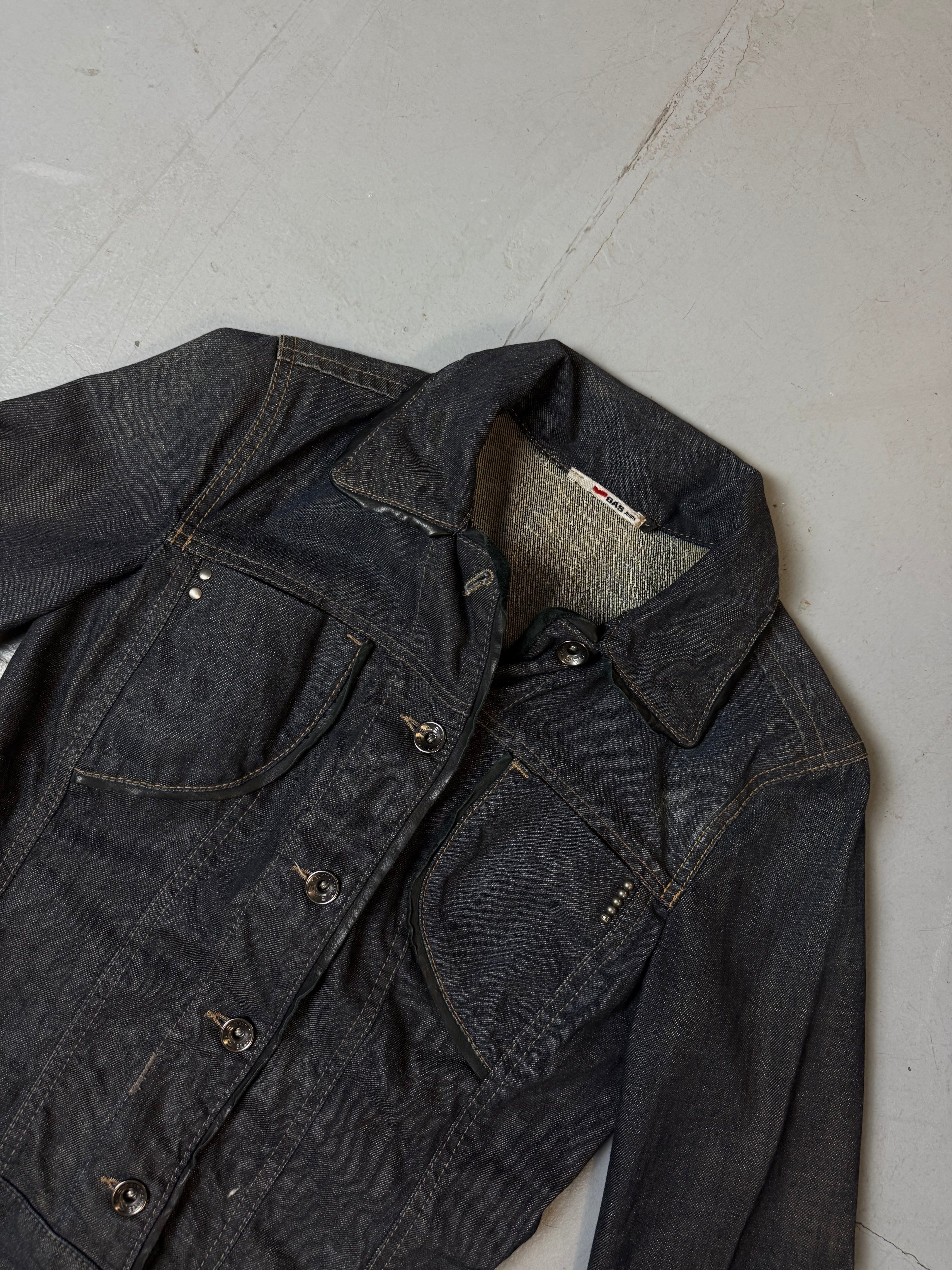 Vintage GAS Dark Blue Denim Jacket S/M