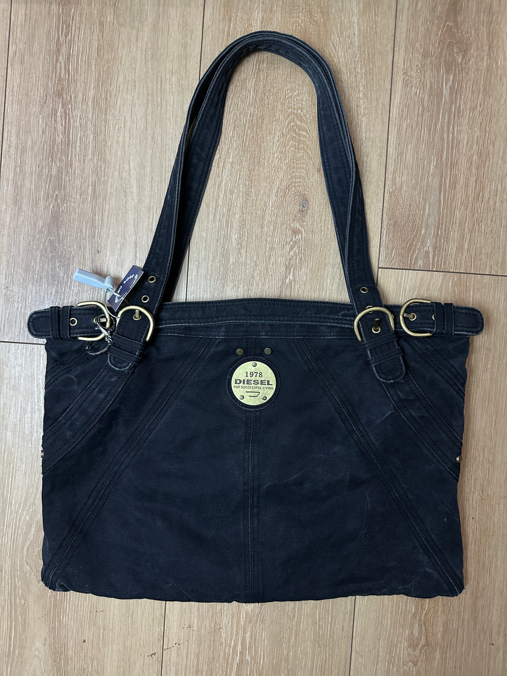 Produktbild von einer Vintage Diesel Tote Denim Bag von vorne