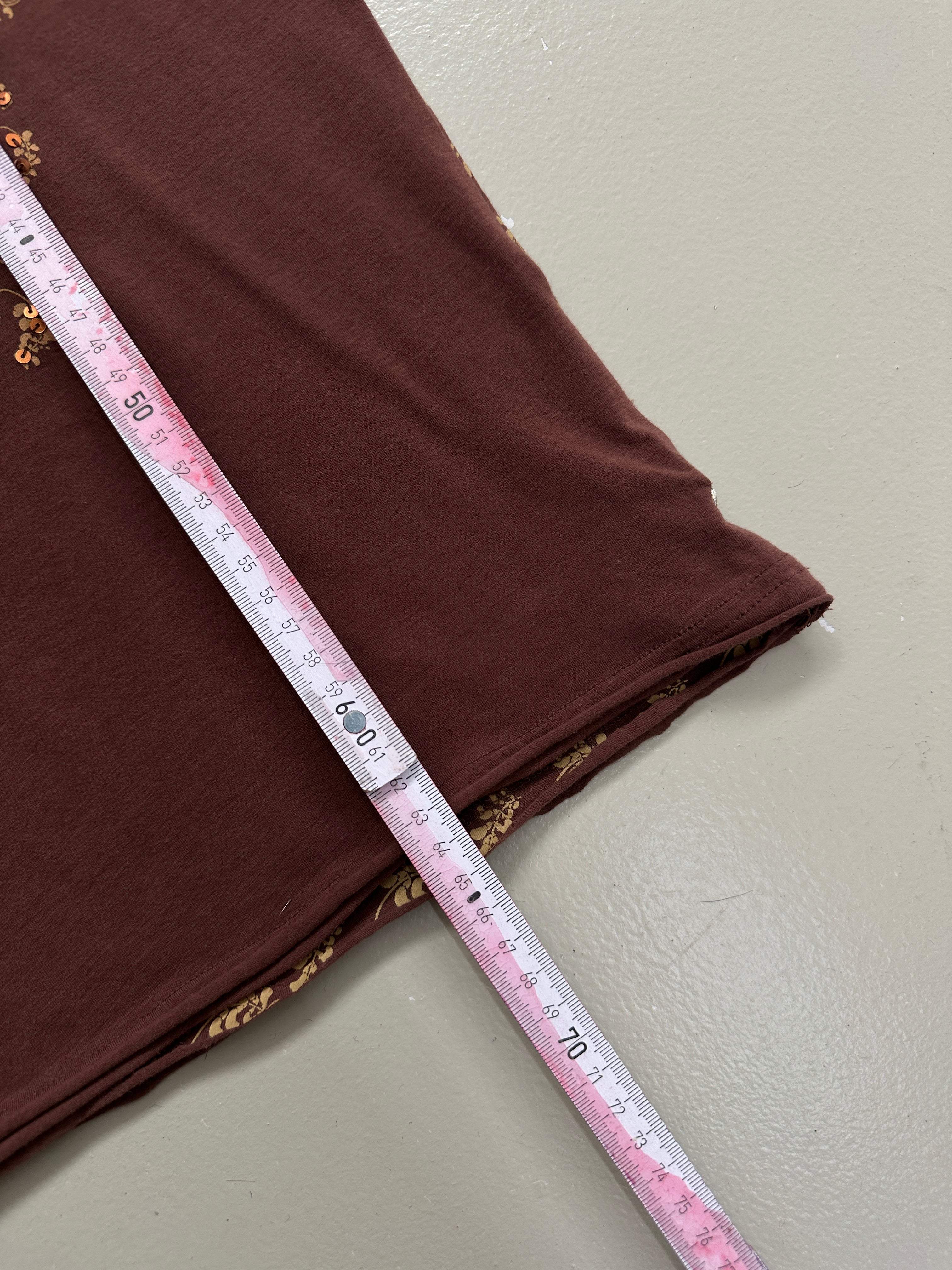 Vintage Phard Brown and Gold Tank Top L