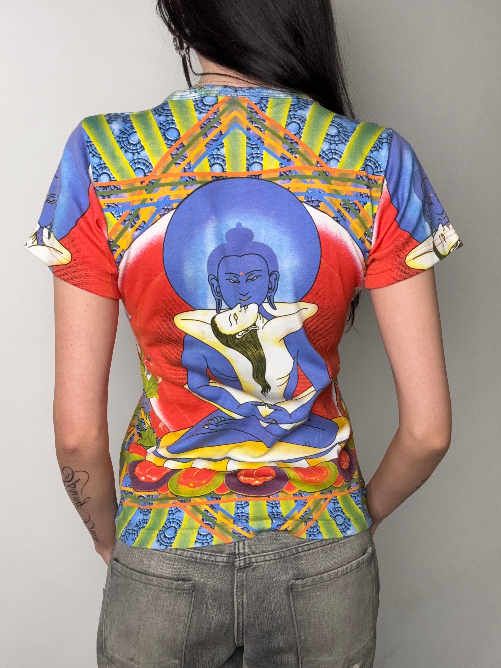 Tragebild von Tibetan Buddhist Thangka Art T-Shirt