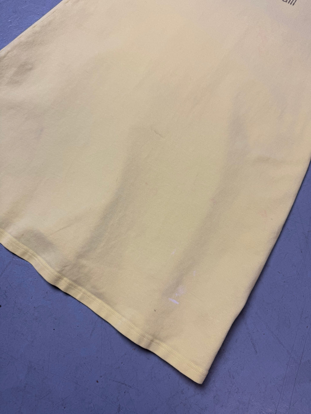 Detailbild von Vintage Just Cavalli Yellow Tank Top M von hinten