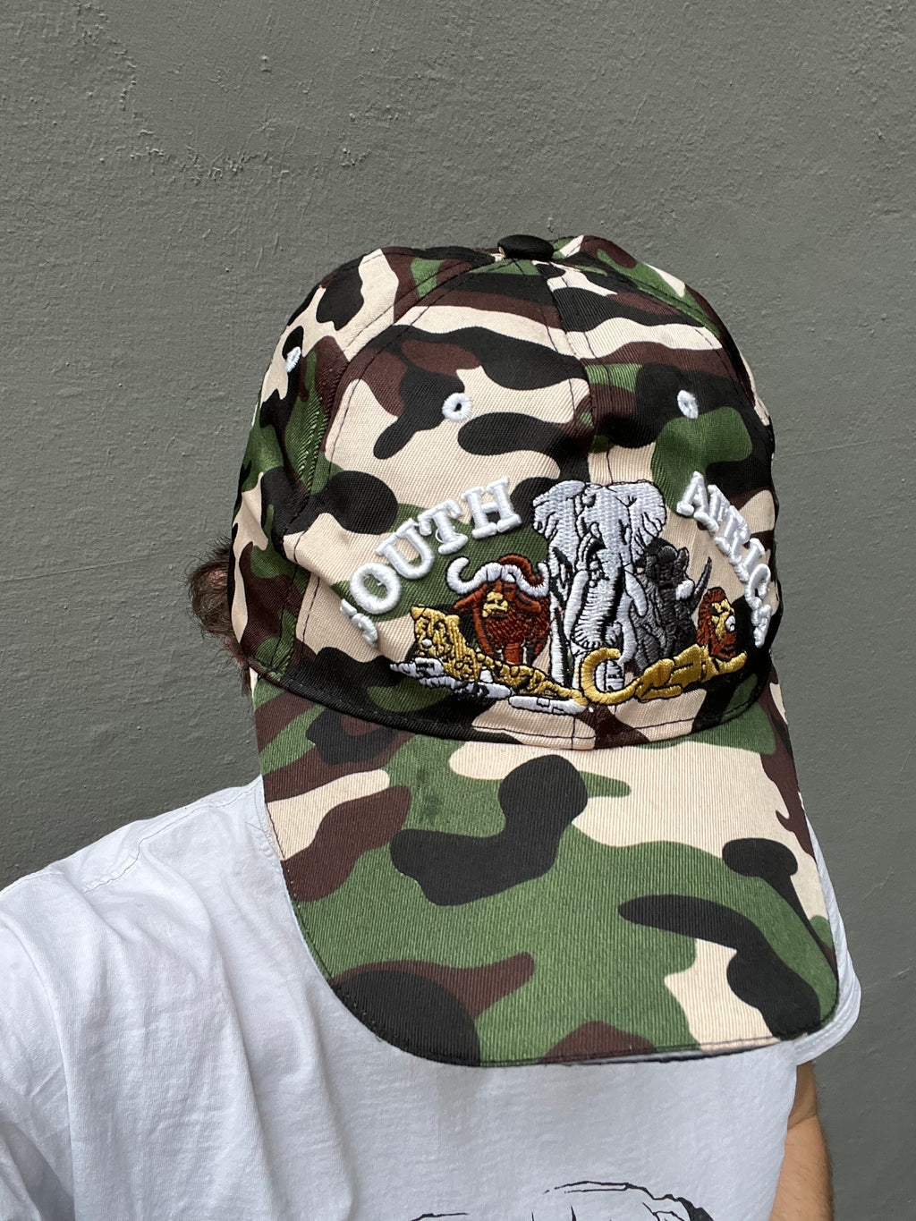 Vintage South Africa Camouflage Cap