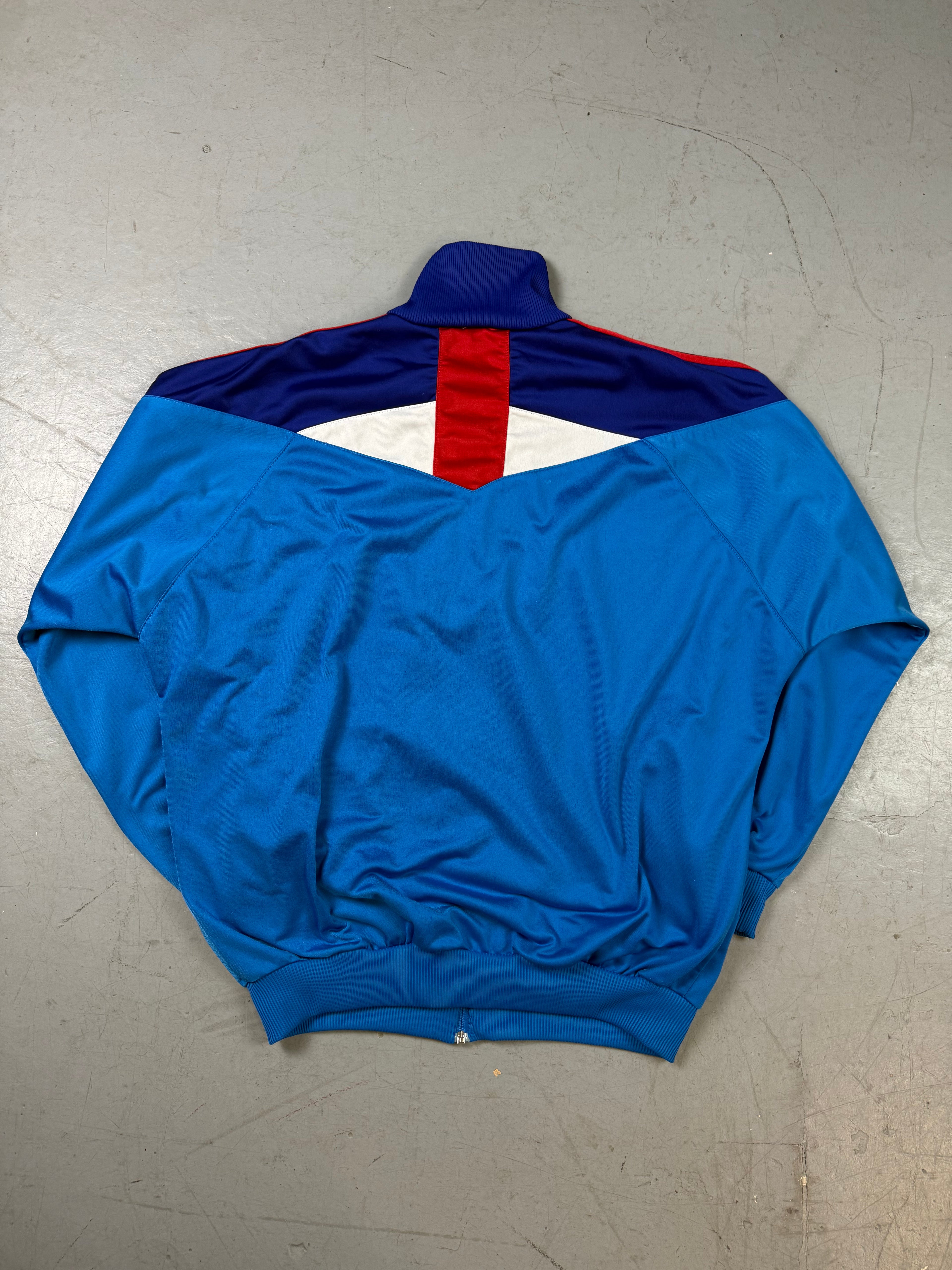 Produktbild von Vintage Adidas Multicolor 80s Style Track Jacket L von hinten