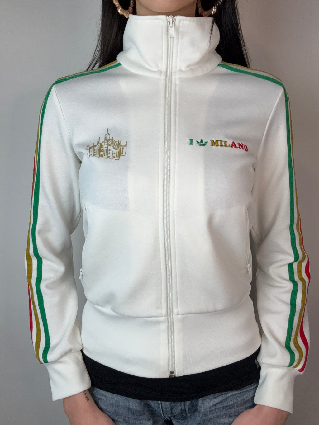 Vintage Adidas Italy Milano Track Jacket S/M