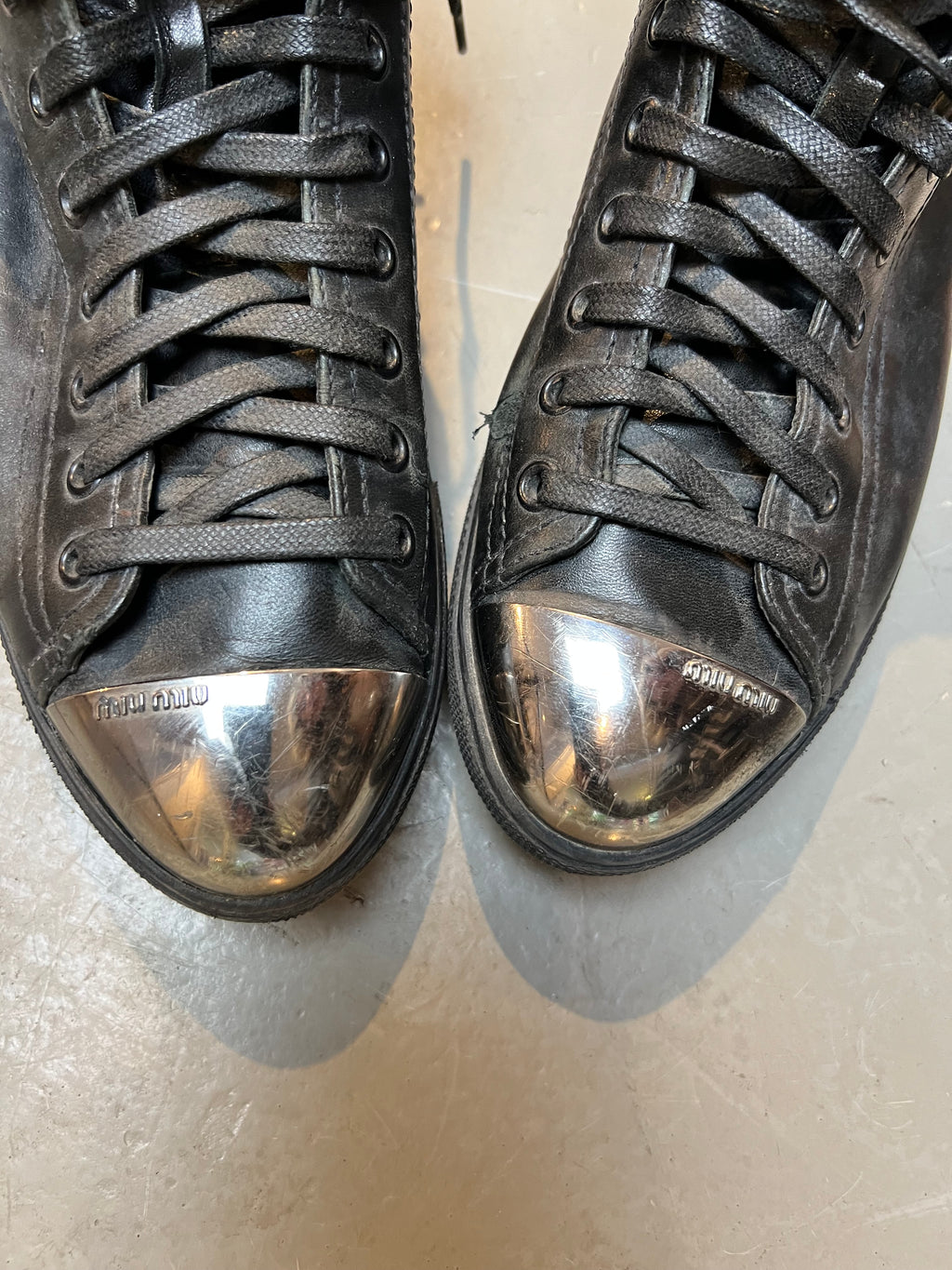 Vintage Miu Miu Black Sneaker 39