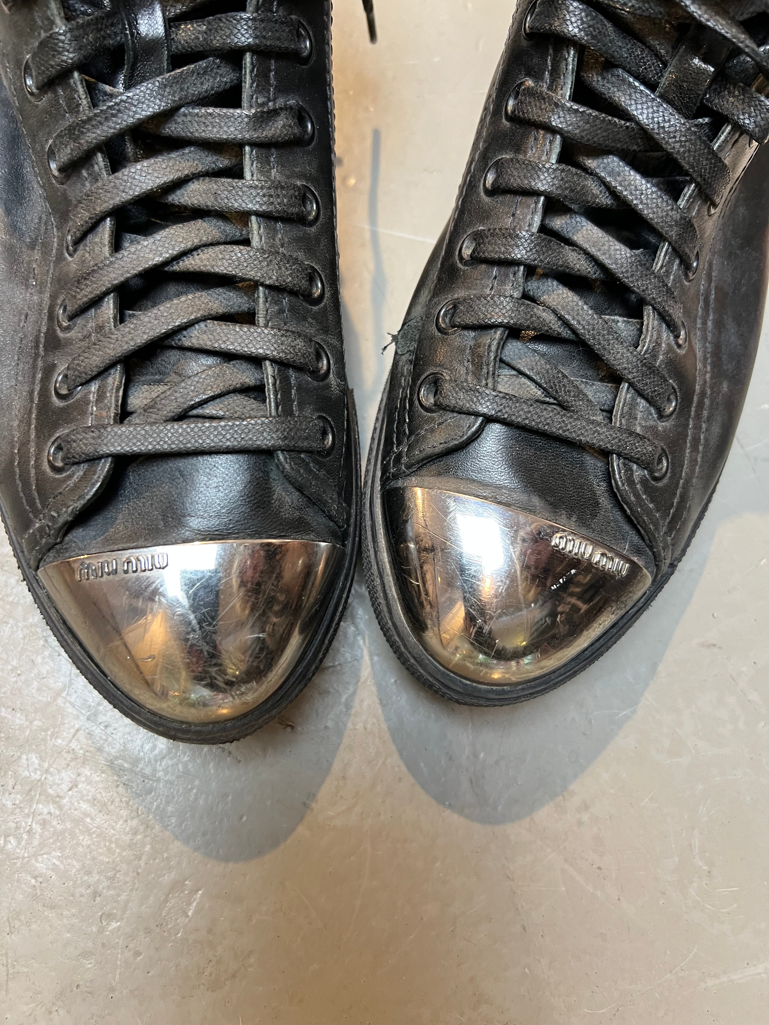 Vintage Miu Miu Black Sneaker 39