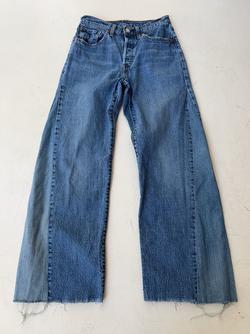 Vintage Levi's 501 Reworked High Waisted Jeans (S)