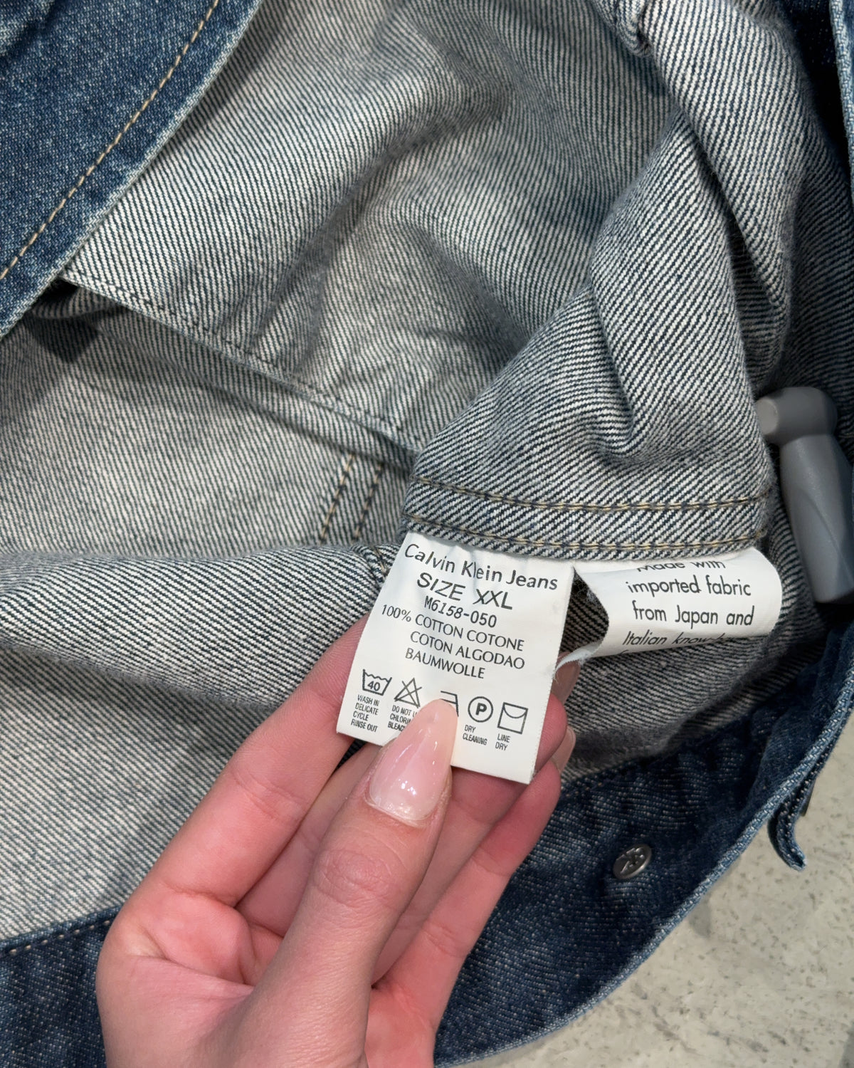 Vintage Calvin Klein Jeans Jeansjacke (XXL)