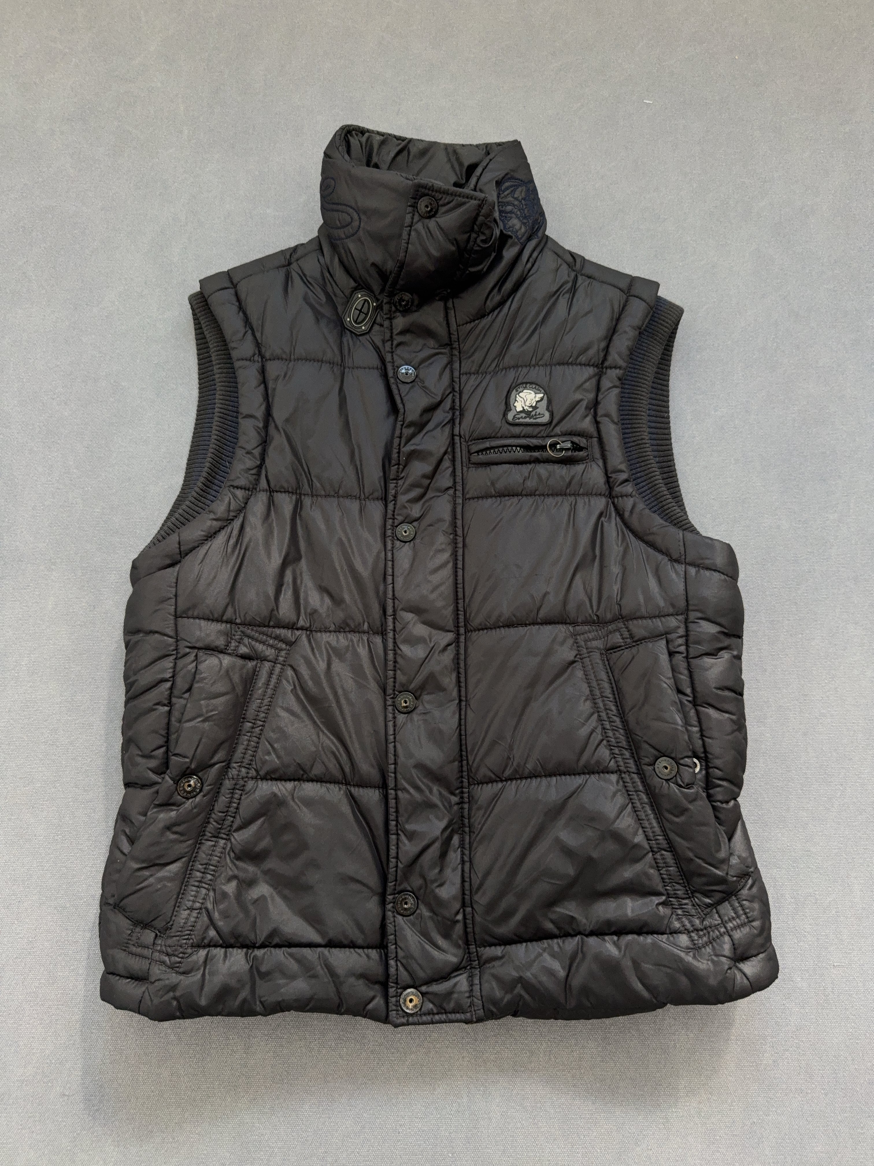 Vintage Energie Puffer Vest für Herren.Y2K Second Hand 2000s Fashion