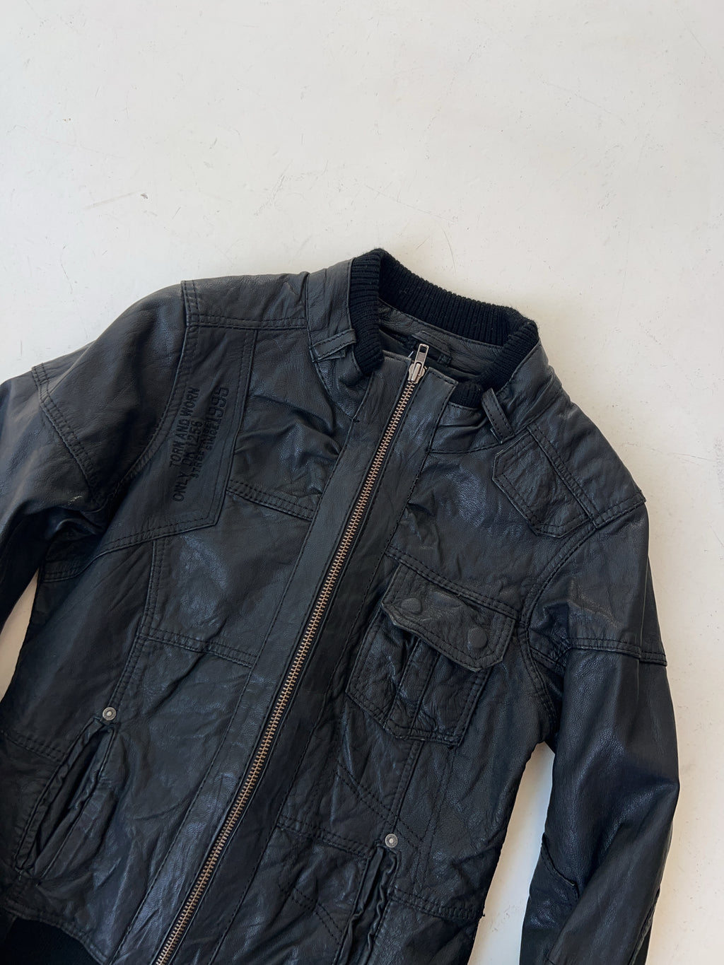 Vintage Only Leder Jacke (S)