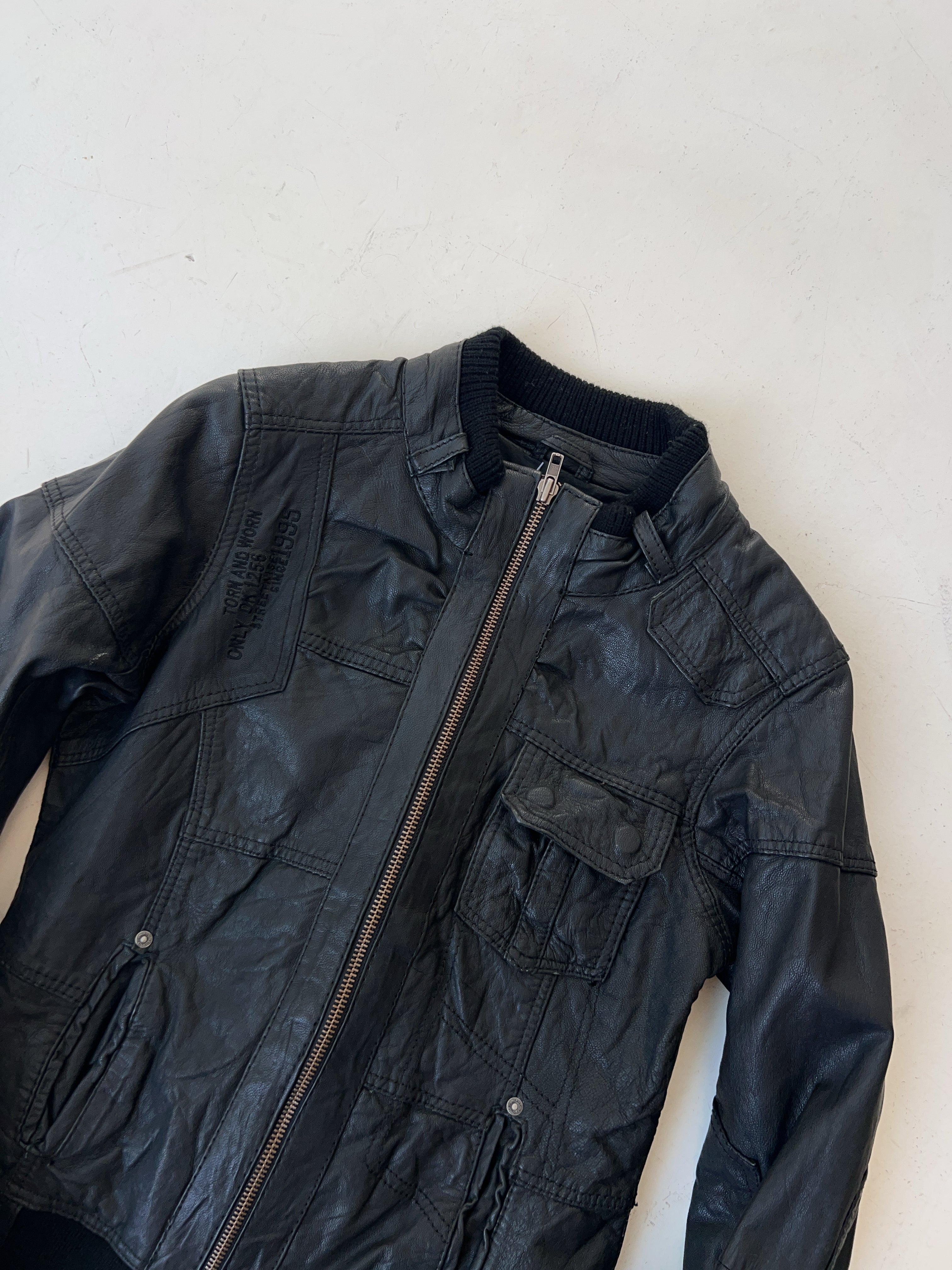 Vintage Only Leder Jacke (S)