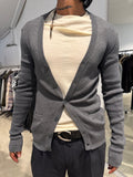 Vintage Dolce & Gabbana Grey Knit Cardigan (M)