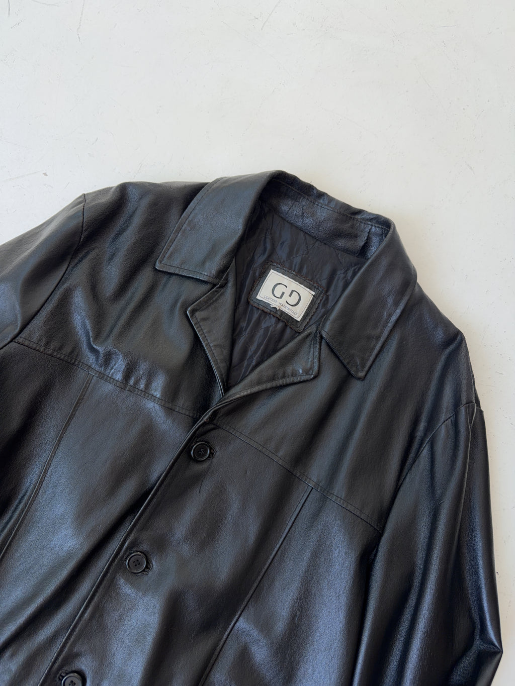 Gd Leder Leder Jacke (XL)