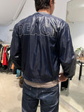 Vintage Emporio Armani Jacke (M) Übergangsjacke von Armani in Dunkelblau mit Back Print
