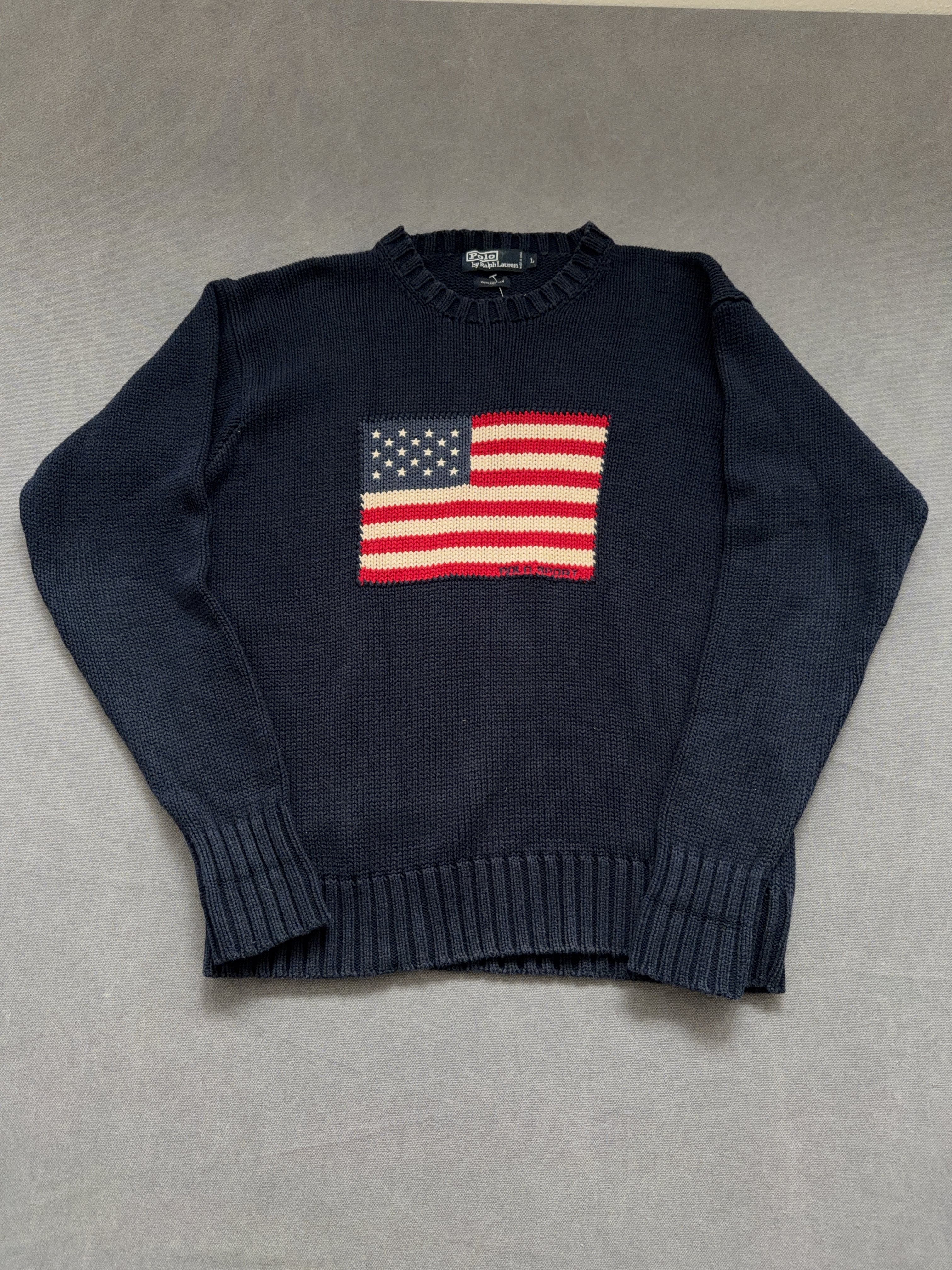 Vintage Polo Sport By Ralph Lauren Knit Sweater (L)