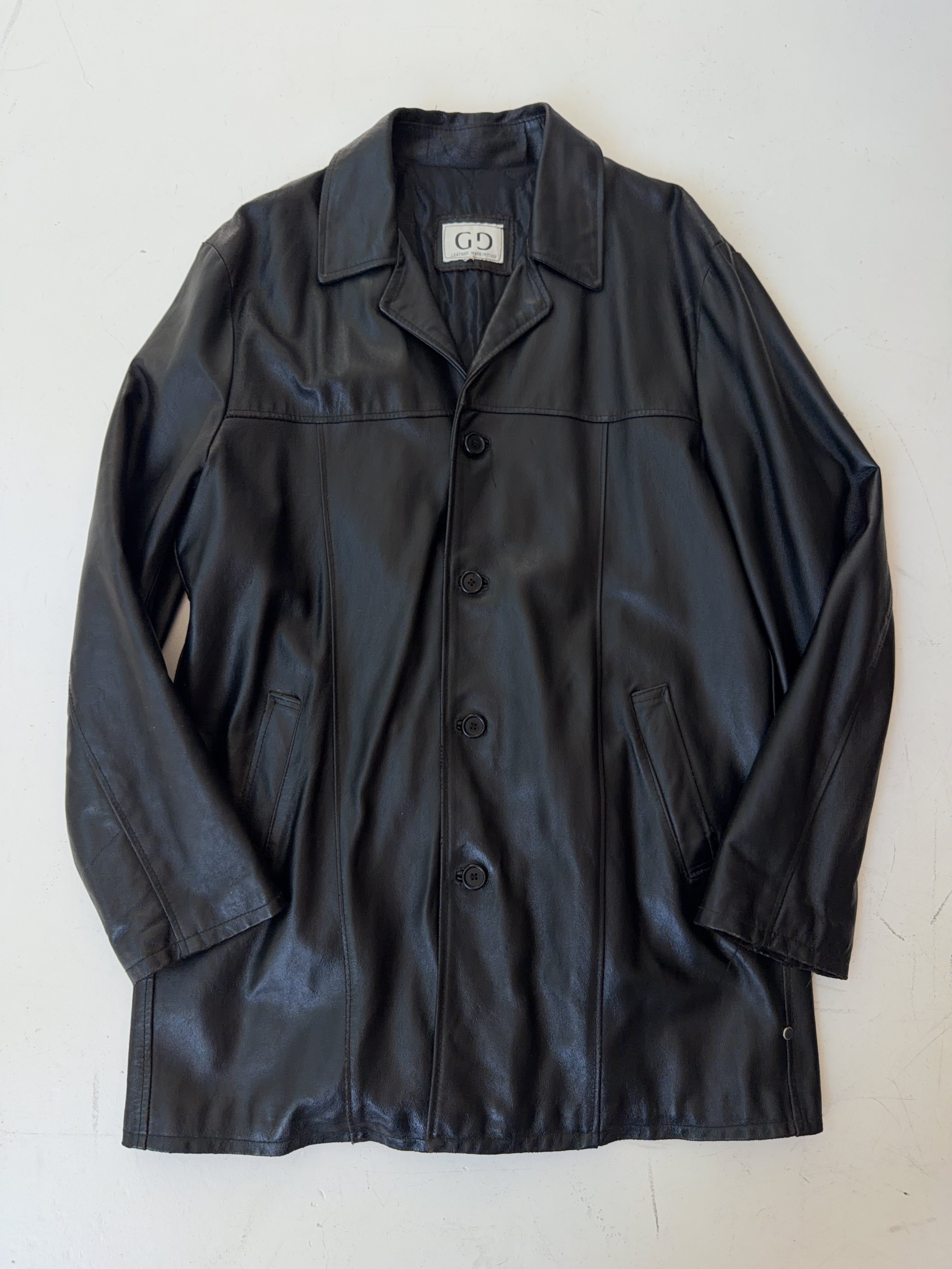 Gd Leder Leder Jacke (XL)