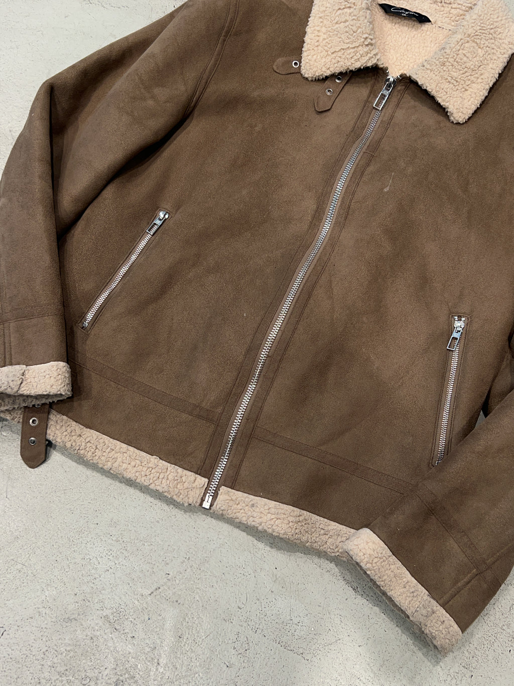 Vintage Clayton Jacke für Herren. Y2K Second Hand 2000s Fashion.