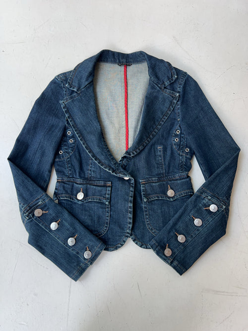Vintage Sisley Jeans Jacket (L)