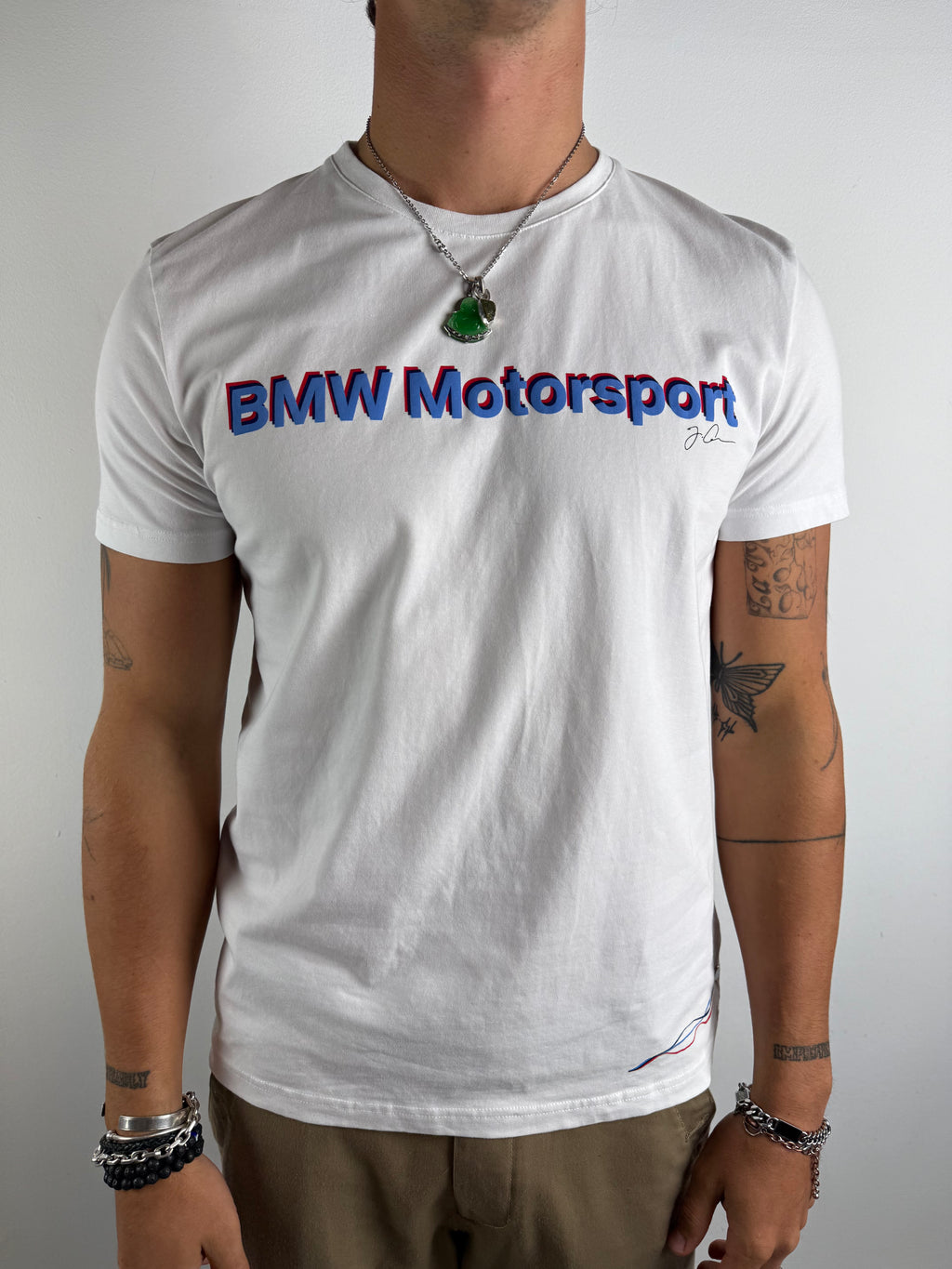 Vintage BMW Motorsport White T-Shirt L