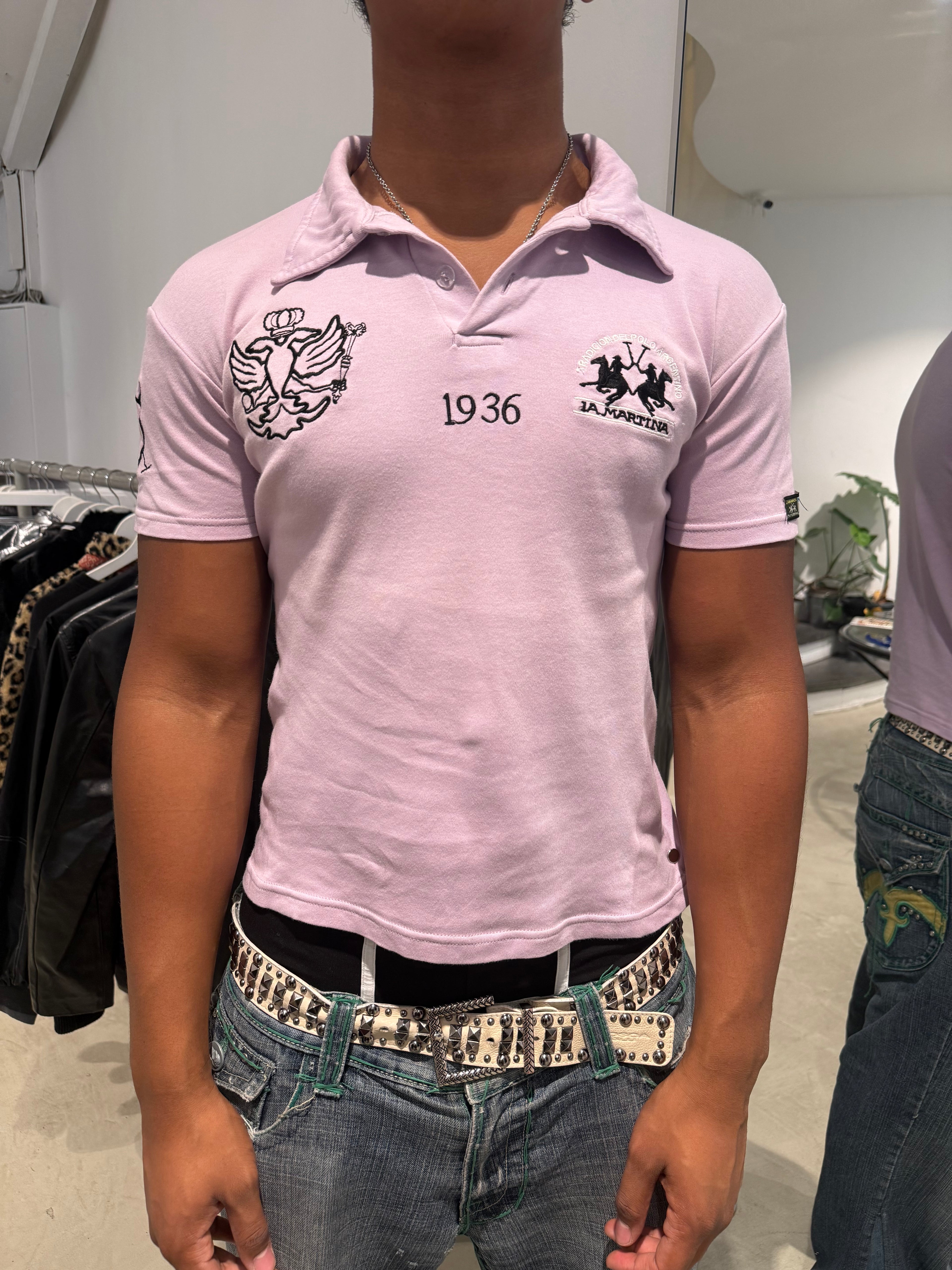 Vintage La Martina Light Pink Poloshirt (M)
