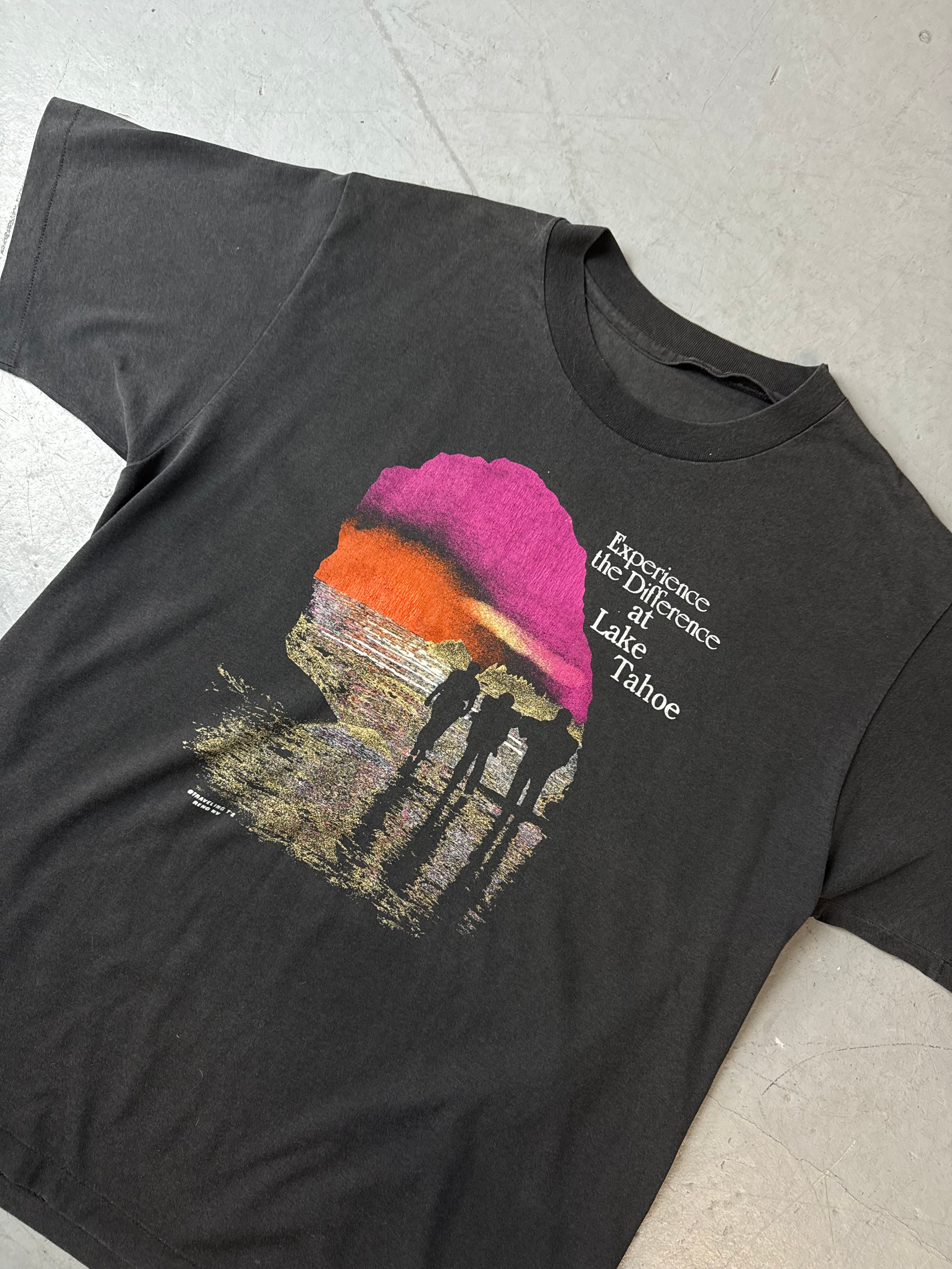 Vintage Lake Tahoe Printed T-Shirt L