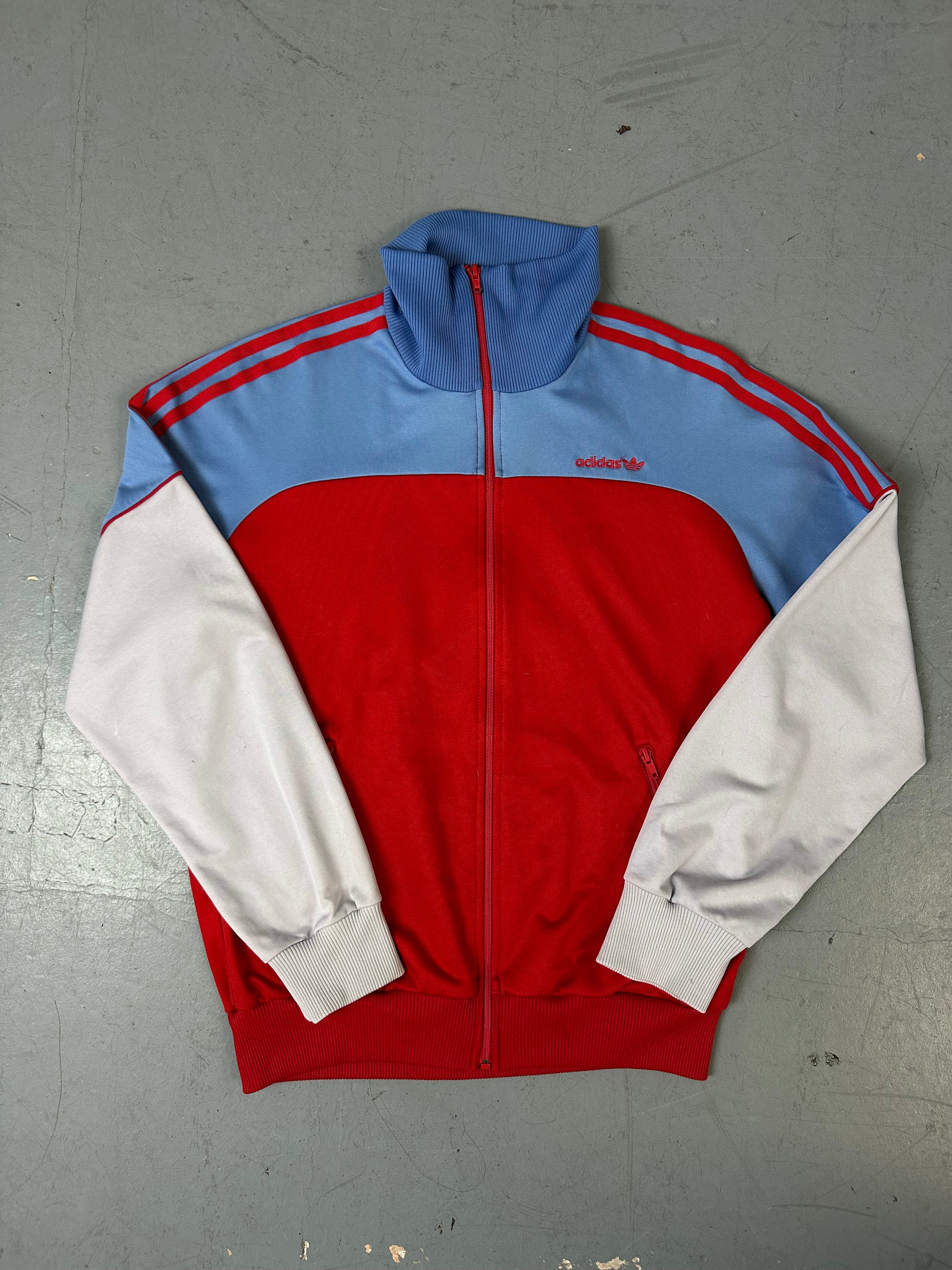 Vintage Adidas Red/Blue Trackjacket M/L