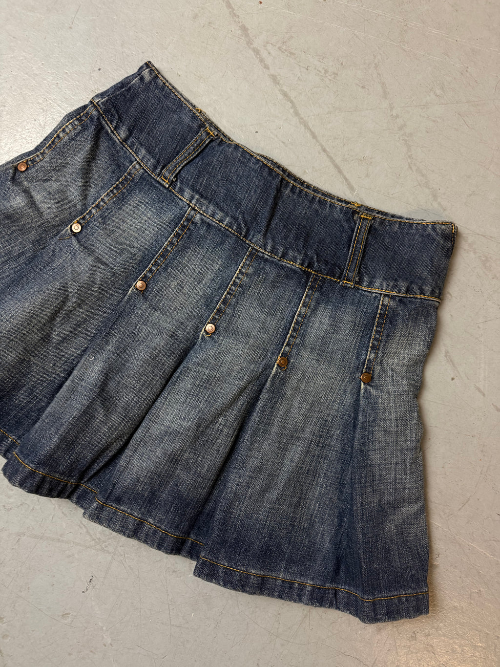 Vintage Bernardi Denim Mini Skirt XS