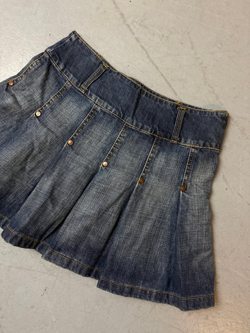 Vintage Bernardi Denim Mini Skirt XS