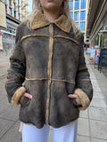 Vintage Invicta Faux Wildleder Jacke (S)