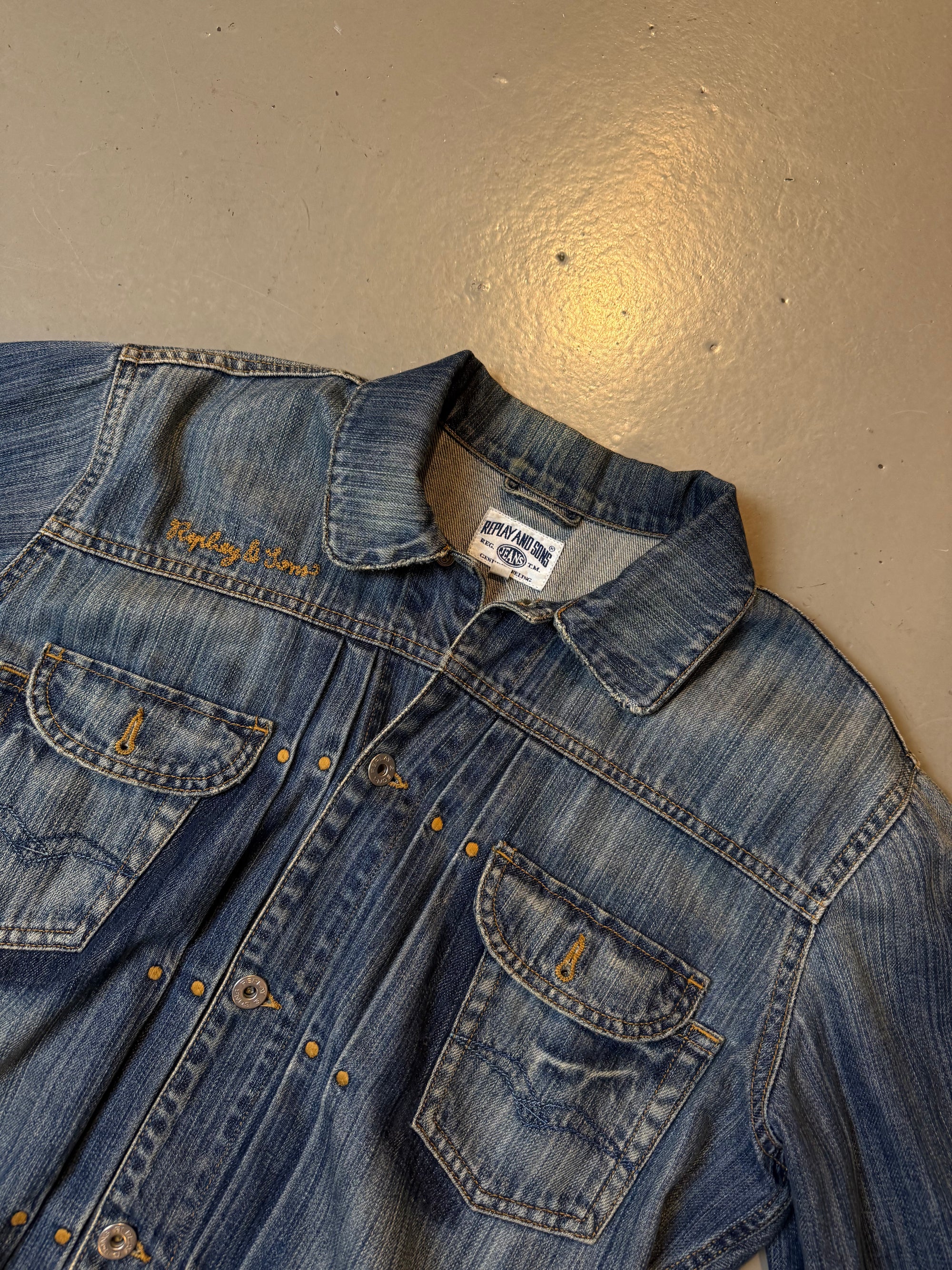 Vintage Replay and Sons Denim Jacket M/L
