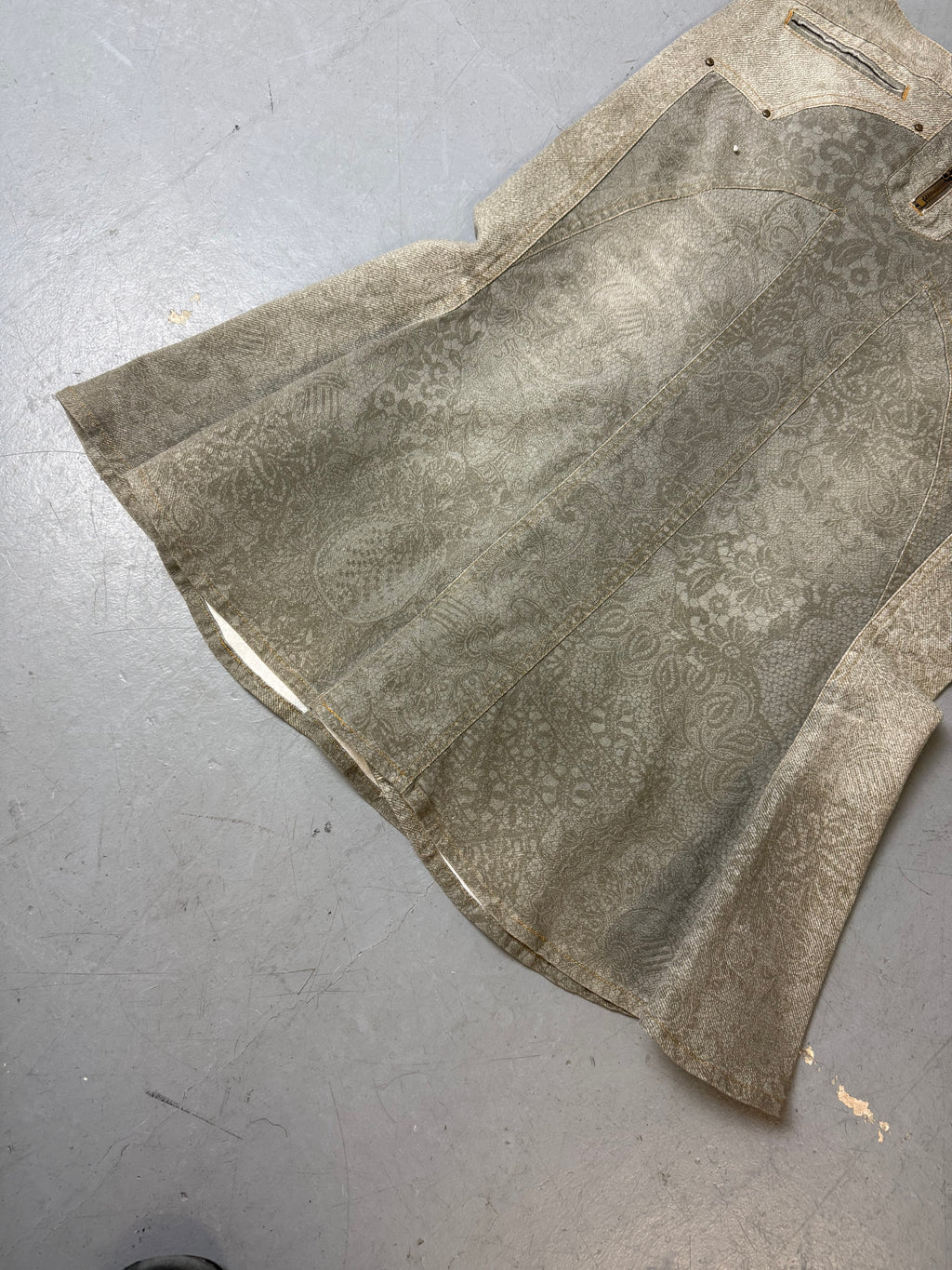 Vintage Just Cavalli Grey Midi Skirt S