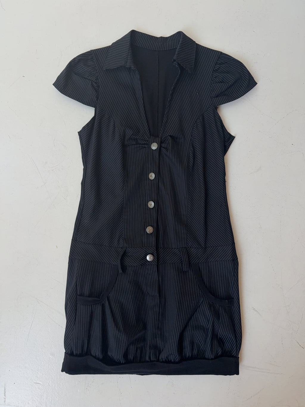 Vintage Pinstripe Dress (M)
